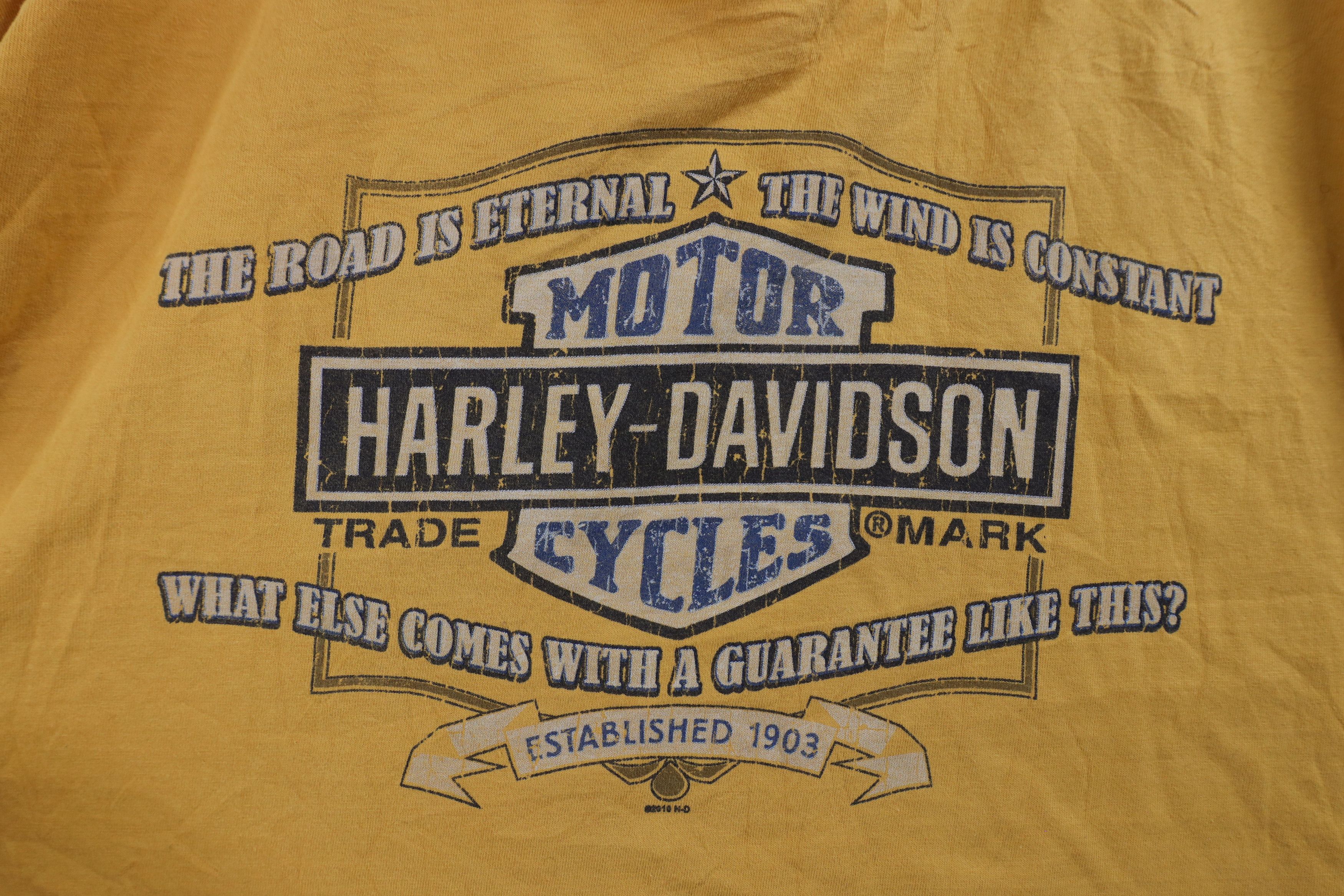 Harley Davidson Vintage Y2K Harley Davidson Spell Long Sleeve T-Shirt USA Size US XXL / EU 58 / 5 - 6 Thumbnail