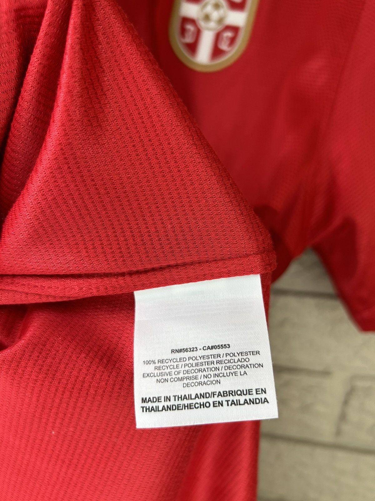 Nike Nike Serbia 2013 National Team Soccer Jersey Size US L / EU 52-54 / 3 - 9 Thumbnail