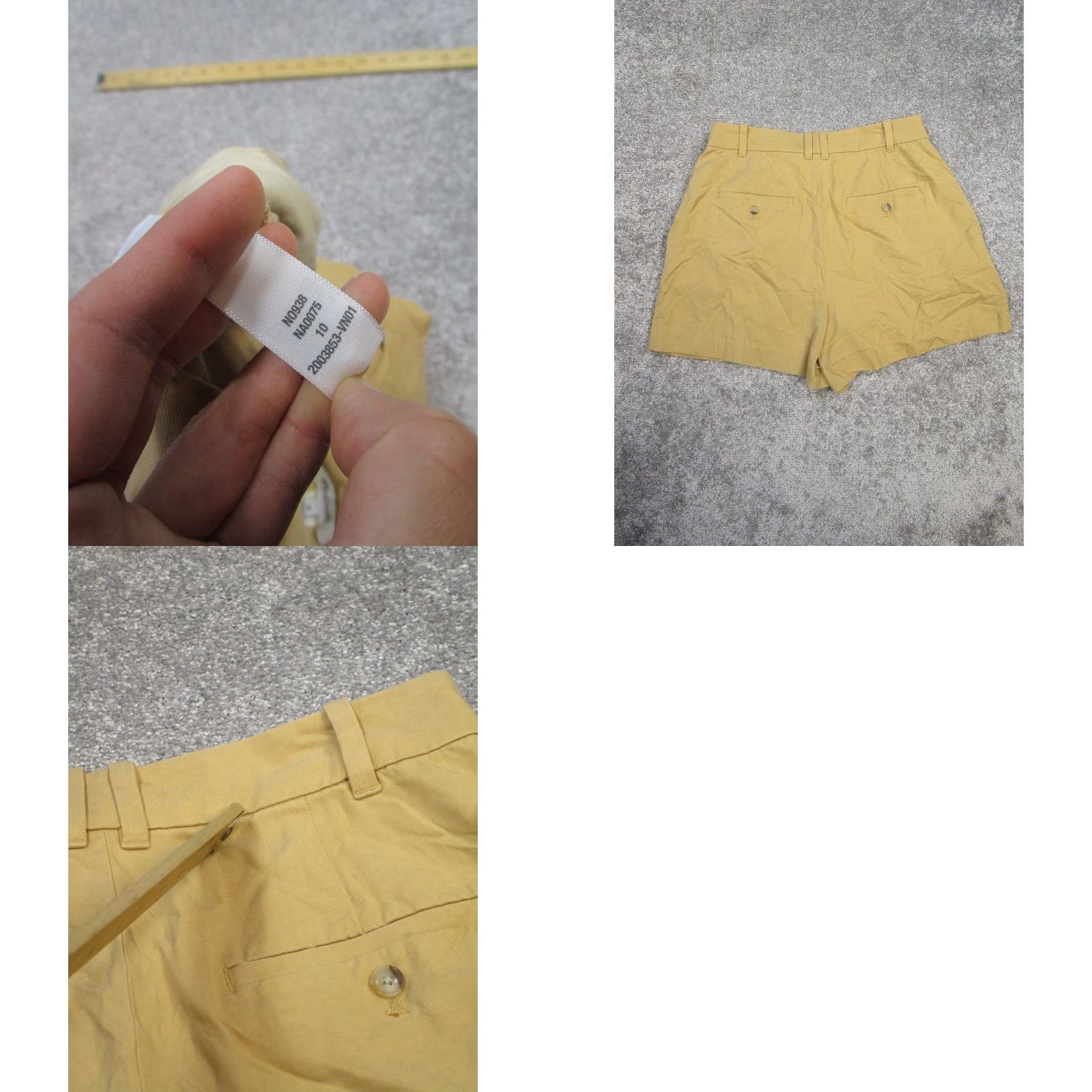 Madewell Madewell Shorts Womens 10 Harlow Drapey Twill Khaki Beige Pleated Chino Casual Womens 10 Madewell Shorts Size 32" / US 10 / IT 46 - 9 Thumbnail