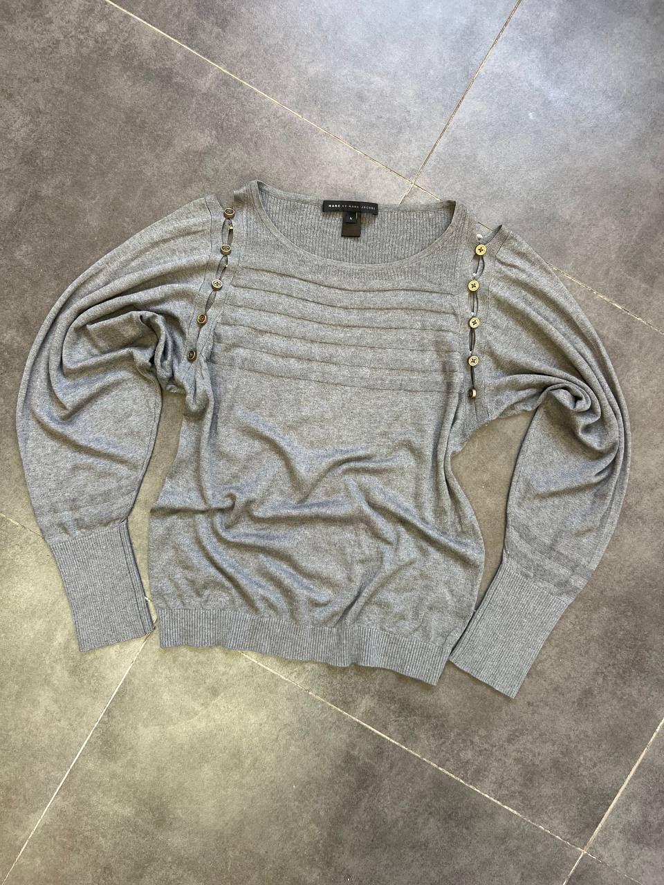 Marc Jacobs Marc Jacobs silk Y2K style sweater Size L / US 10 / IT 46 - 1 Thumbnail