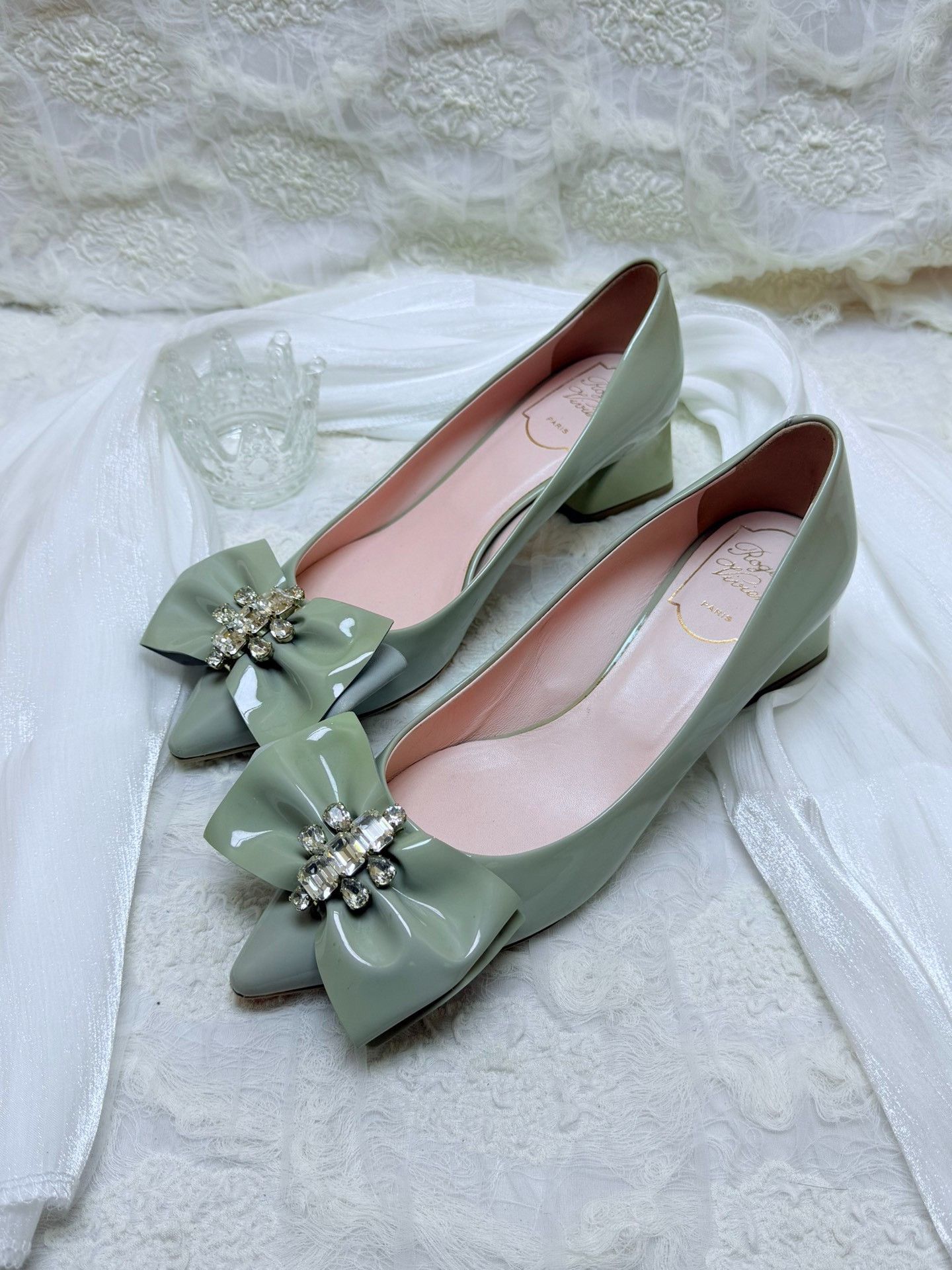 Roger Vivier Roger Vivier Retro Blue Lowtop Sneakers us_5-5 Women Size US 5.5 / IT 35.5 - 1 Thumbnail