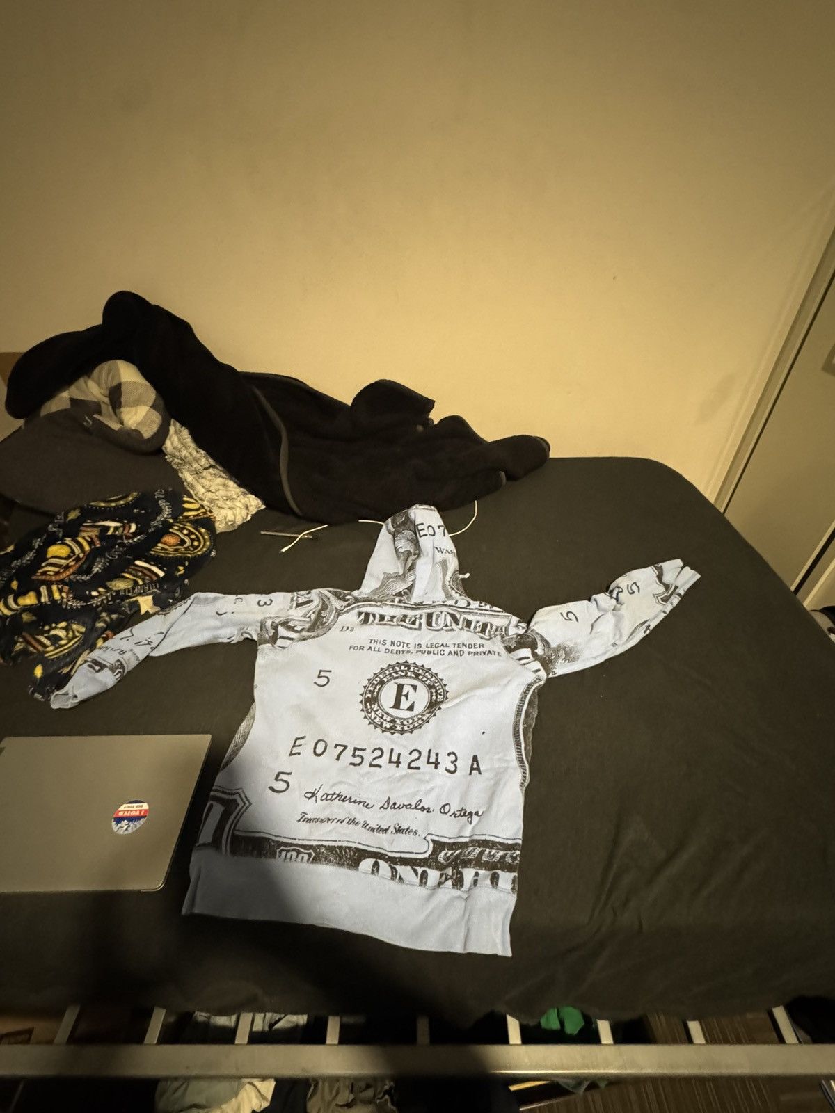 Supreme Supreme Blue $100 Bill Hoodie Size US M / EU 48-50 / 2 - 6 Thumbnail