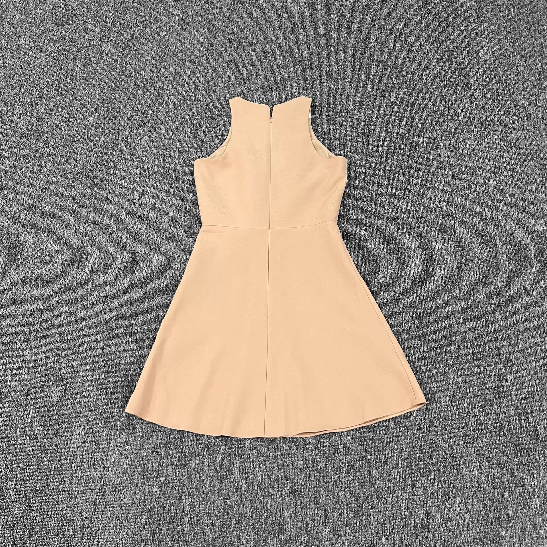 Dior Dior Wool-Silk Sleeveless Nude Pink Dress Women's 36 Size XS / US 0-2 / IT 36-38 - 2 Thumbnail
