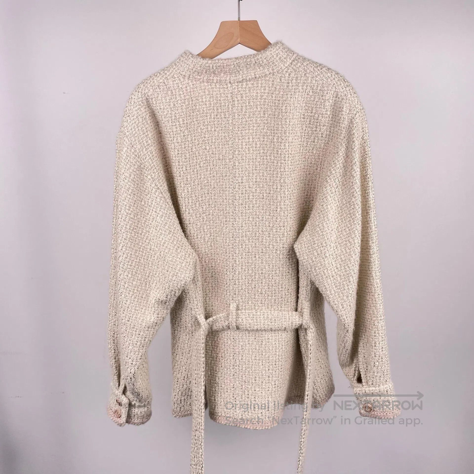 Chanel Chanel Gold thread tweed waist belt jacket| Size XS / US 0-2 / IT 36-38 - 2 Thumbnail