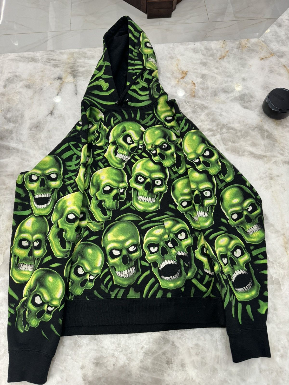 Supreme skull hot sale hoodie