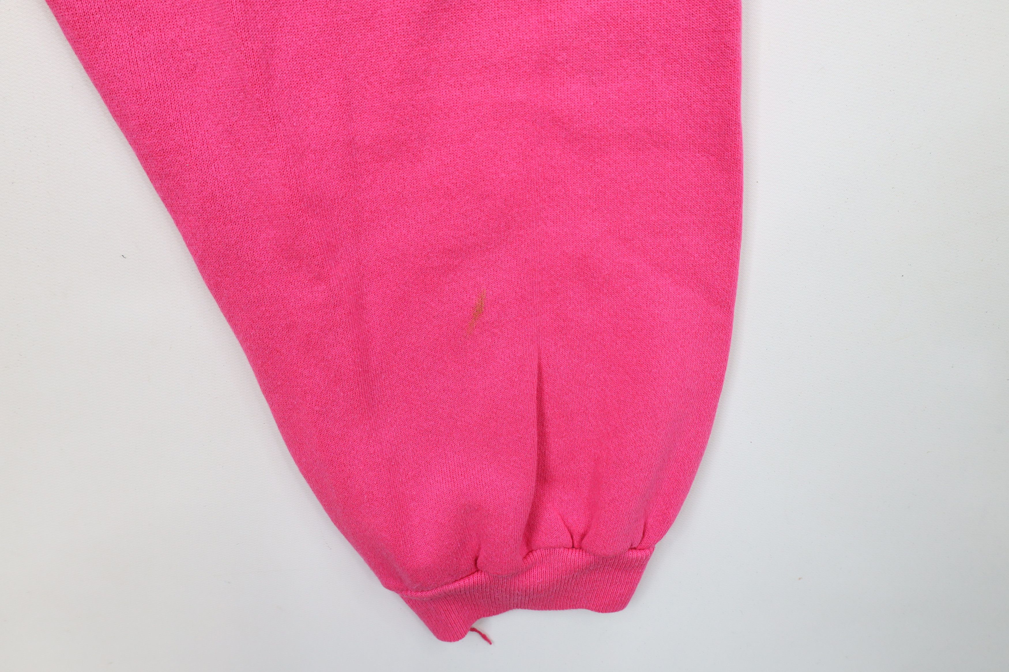 Vintage Vintage 90s Streetwear Blank Sweatpants Joggers Pink USA Size 30" / US 8 / IT 44 - 6 Thumbnail