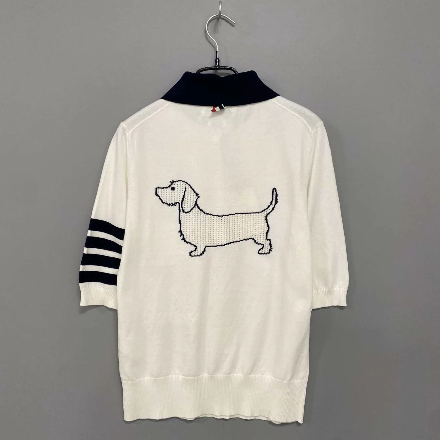 Thom Browne Thom Browne Dachshund Fitted Short-Sleeve Shirt 40 Size S / US 4 / IT 40 - 3 Thumbnail