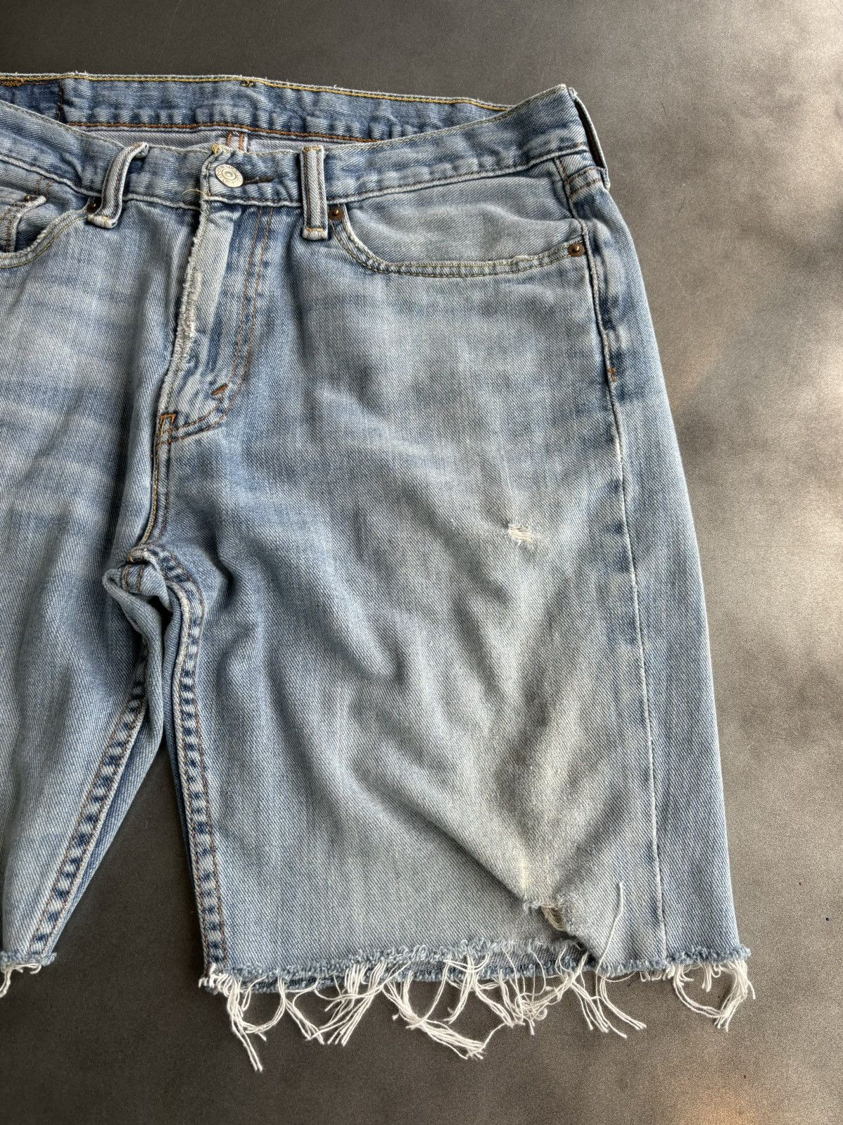 Levi's × Vintage Levis Cut Off Jean Shorts Levis Jorts Cutoffs Red Tab 514 33 Size US 33 - 10 Thumbnail