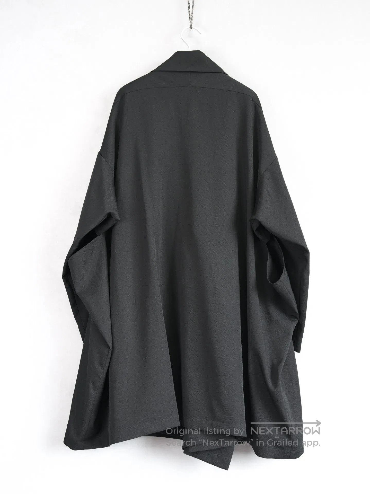 Yohji Yamamoto Yohji Yamamoto 21AW Pleated Wool Coat. Size US M / EU 48-50 / 2 - 6 Thumbnail