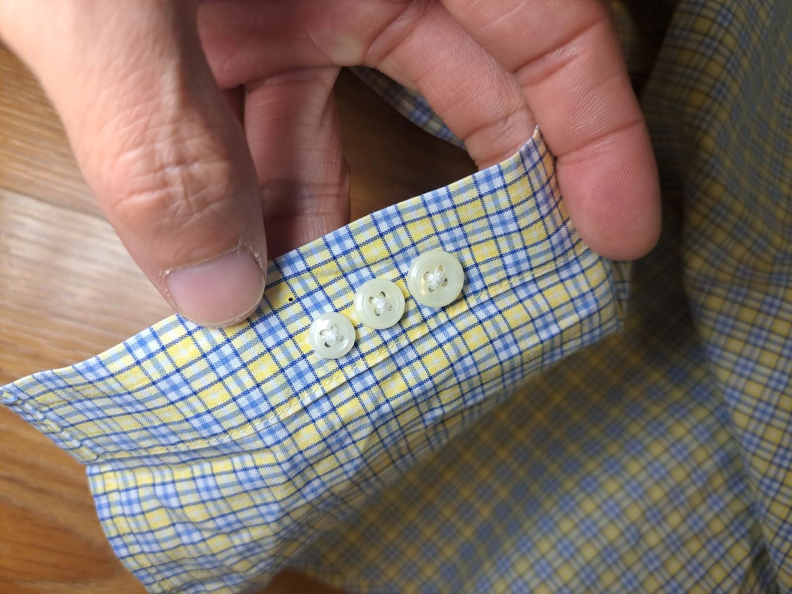 Polo Ralph Lauren Ralph Lauren Button Up Dress Shirt XL 17-32/33 Yellow Plaid Size US XL / EU 56 / 4 - 4 Thumbnail