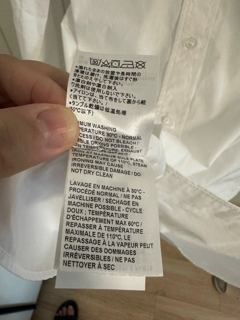 Thom Browne Thom browne Men's white shirt 2504-Nextarrow Size US XL / EU 56 / 4 - 7 Thumbnail