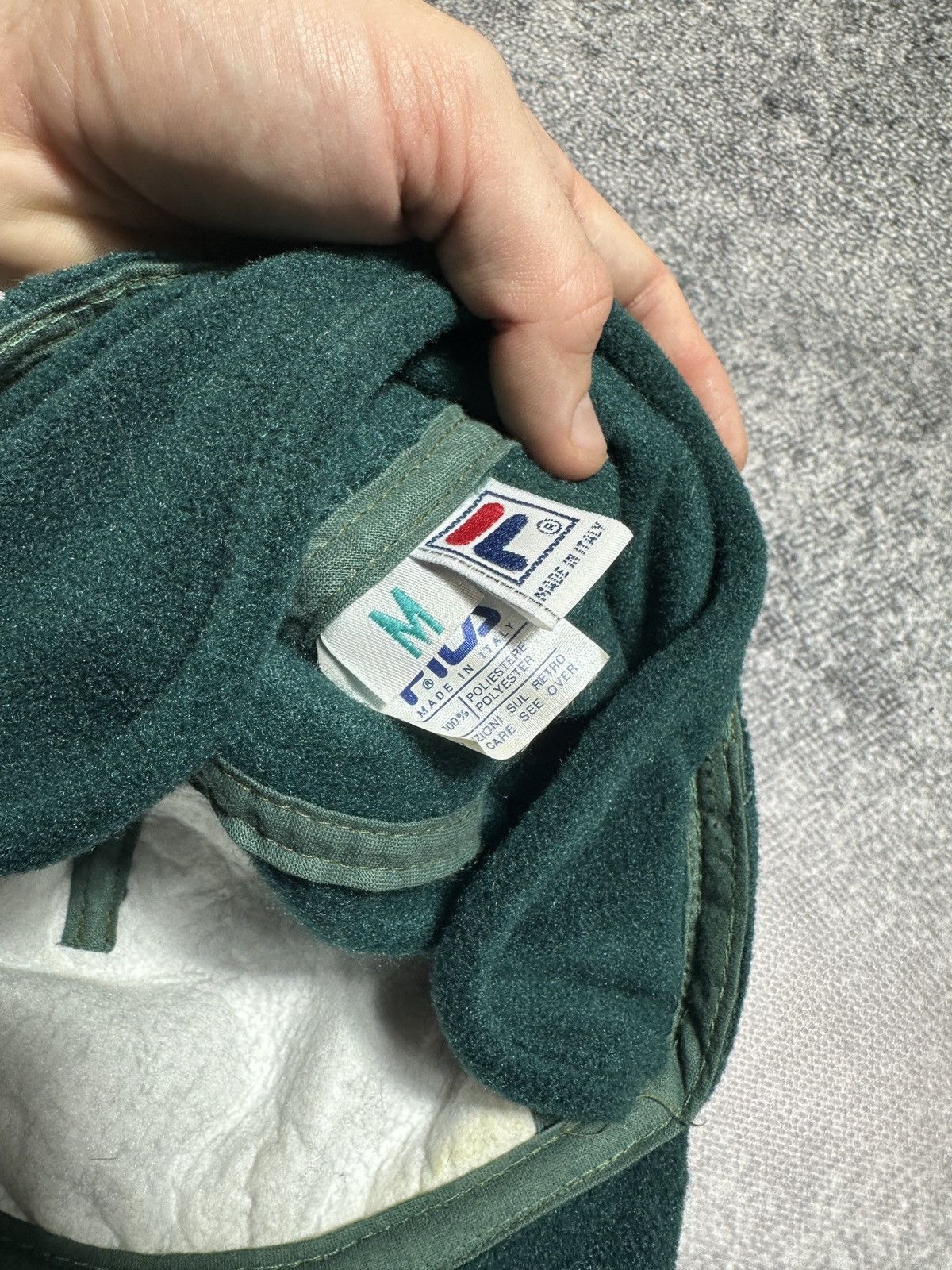 Fila Vintage Fila Logo Fleece Cap Gorpcore Streetwear Rare Casual Size ONE SIZE - 5 Thumbnail