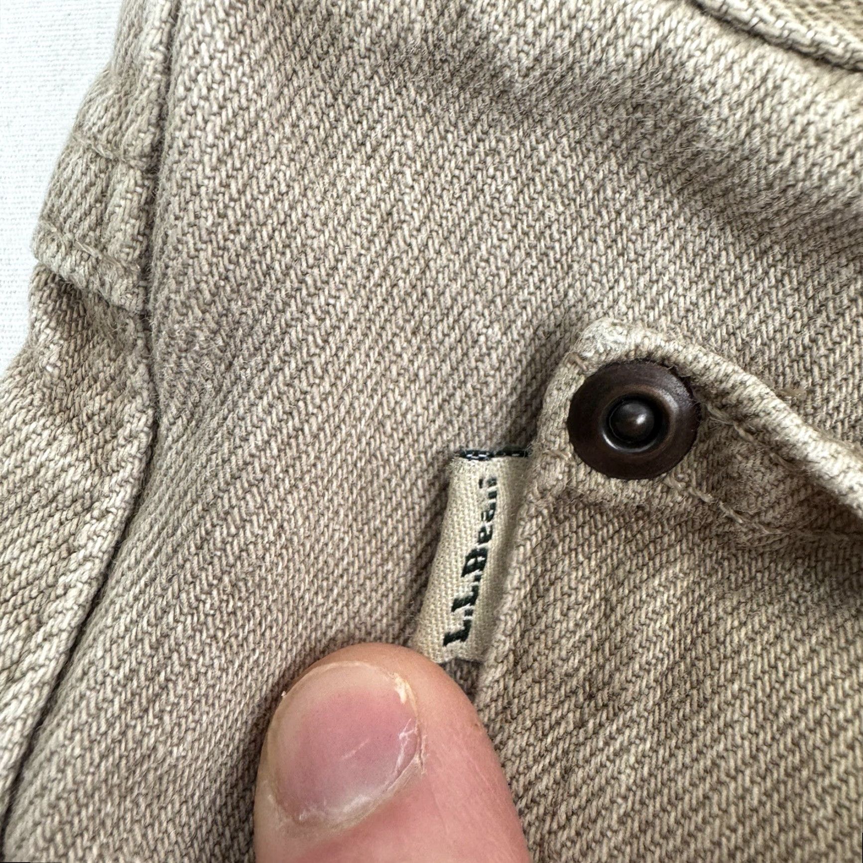 Vintage VINTAGE L.L. Bean Jeans Shirt? 38x32? (No) Size US 38 / EU 54 - 6 Thumbnail