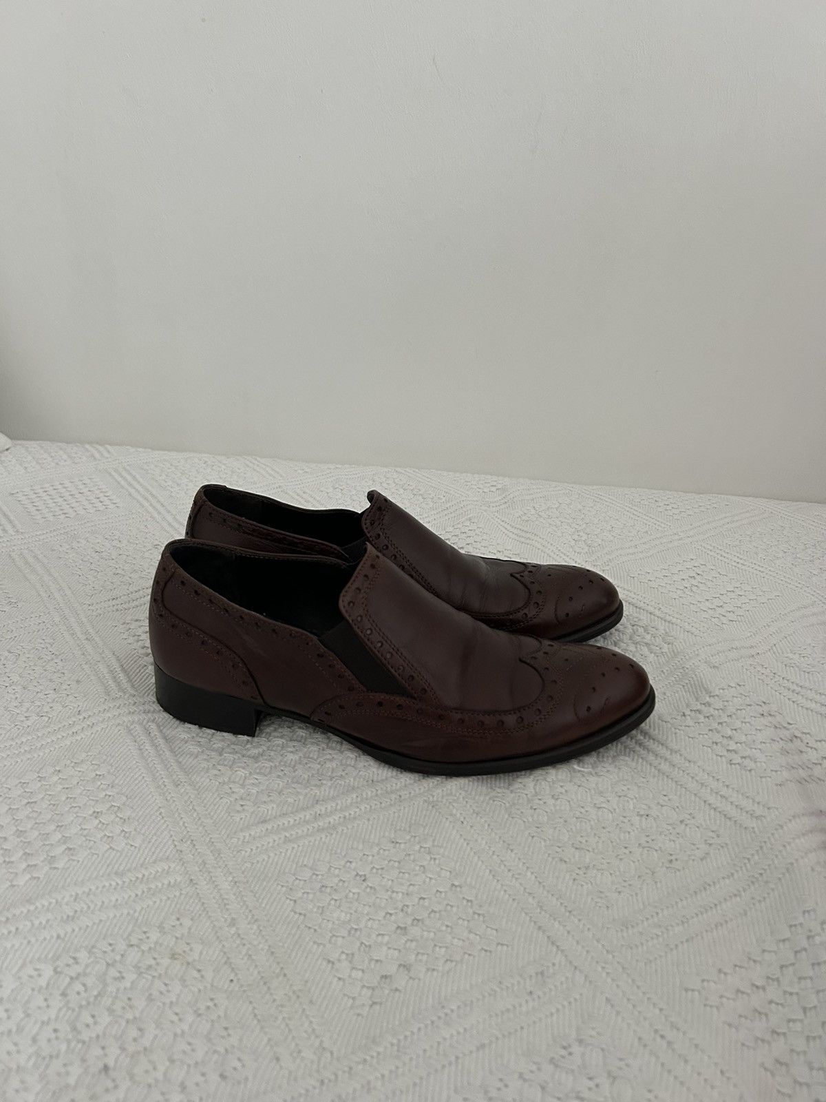 Avenue Brown leather loafers Size US 7 / IT 37 - 1 Thumbnail