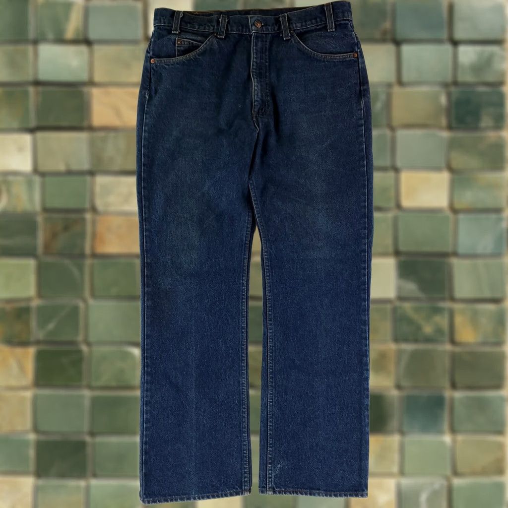Levi's VINTAGE Levi's 517 Jeans Bootcut Jeans Mens 34x31 80s Blue Mens Size US 34 / EU 50 - 1 Thumbnail
