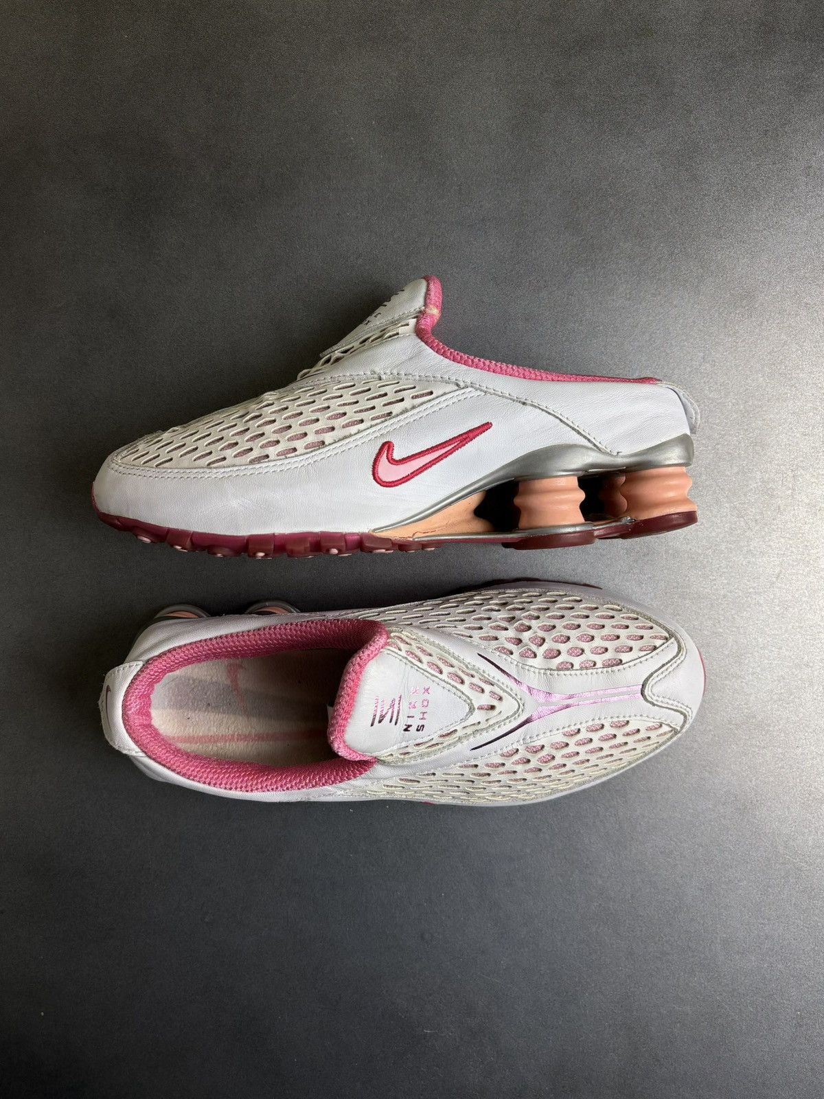 Nike × Vintage 2005 Nike Shox Venice Mules Vintage Nike Shox Slip On 310367 Size US 6 / IT 36 - 1 Thumbnail