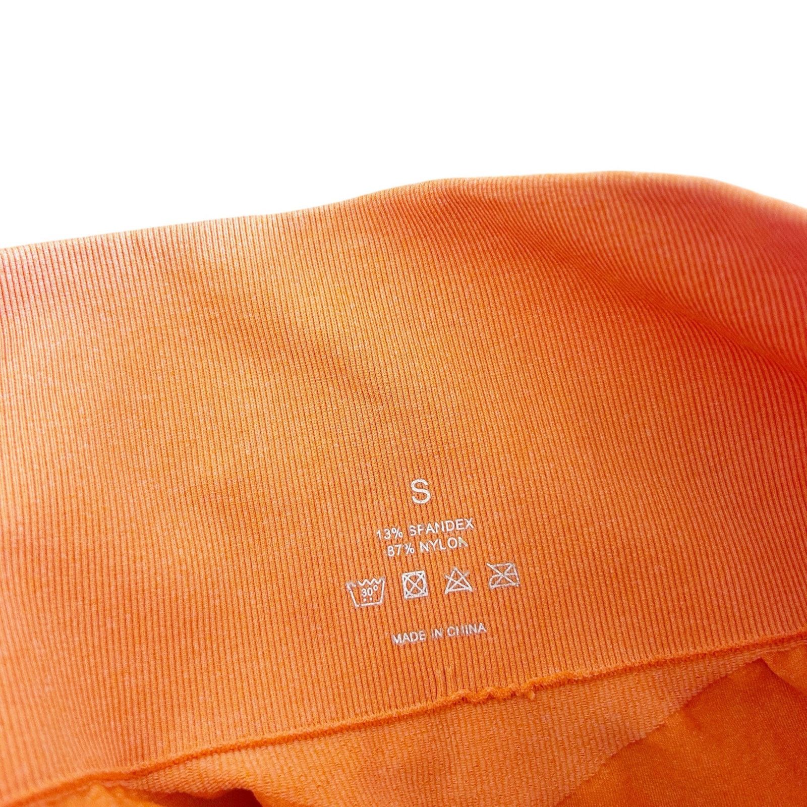 Other NVGTN Orange Seamless Leggings Sz S Size 27" / US 4 / IT 40 - 2 Thumbnail