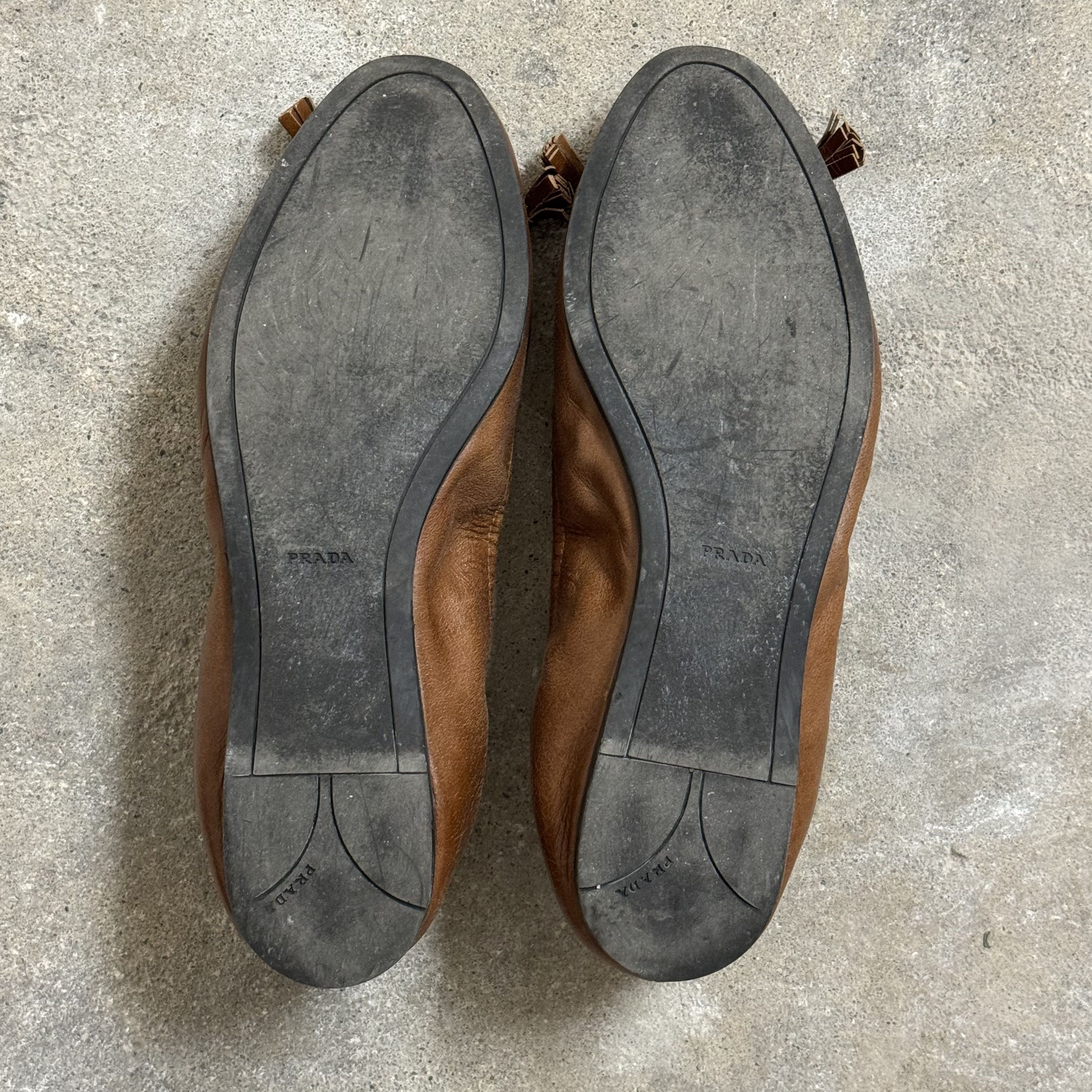 Prada Prada Ballet Shoes Size US 7.5 / IT 37.5 - 6 Thumbnail