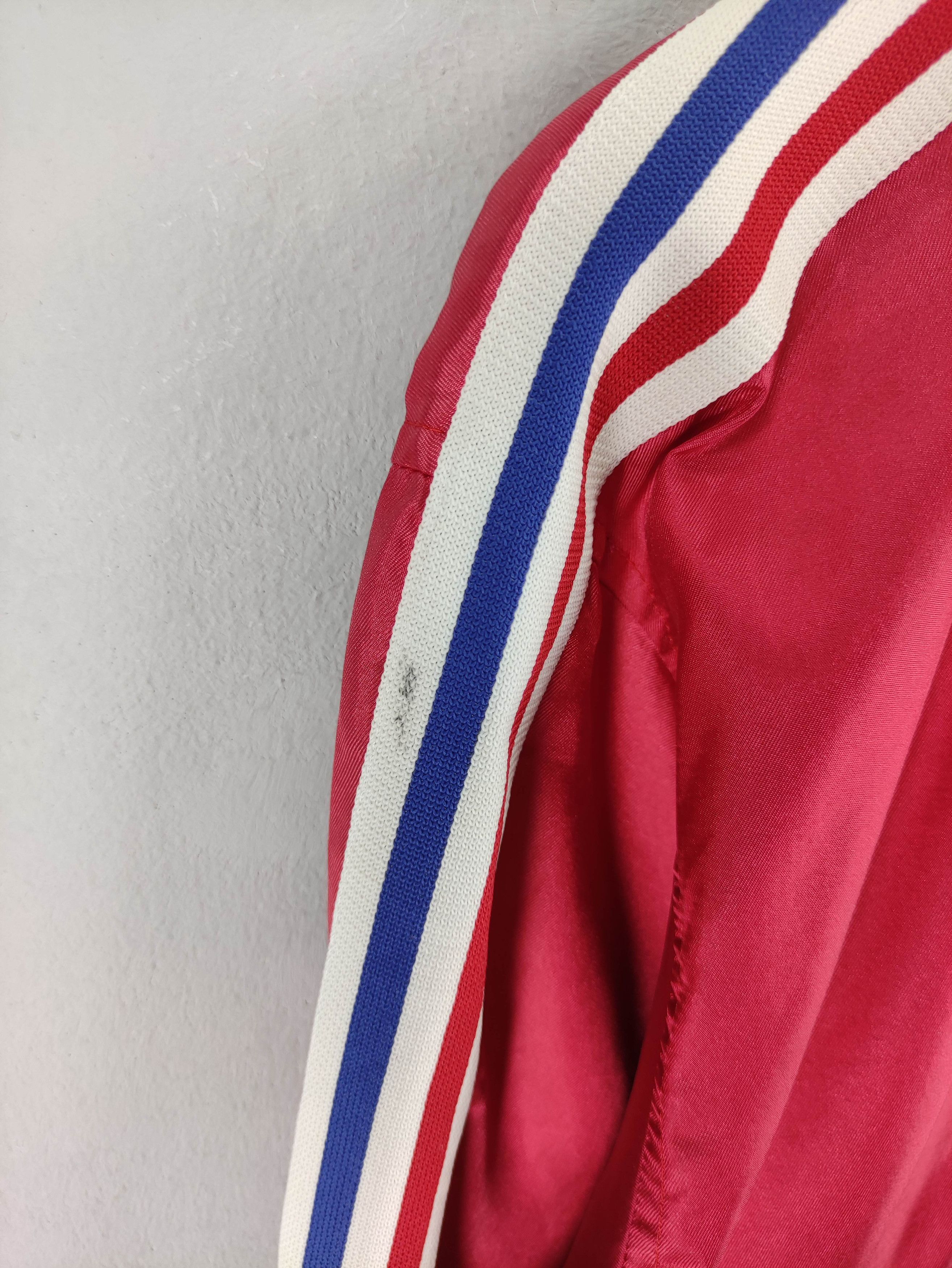 Adidas Vintage Adidas Jaspo Sweater Jacket Striped Zipper Hoodie Size US L / EU 52-54 / 3 - 5 Thumbnail