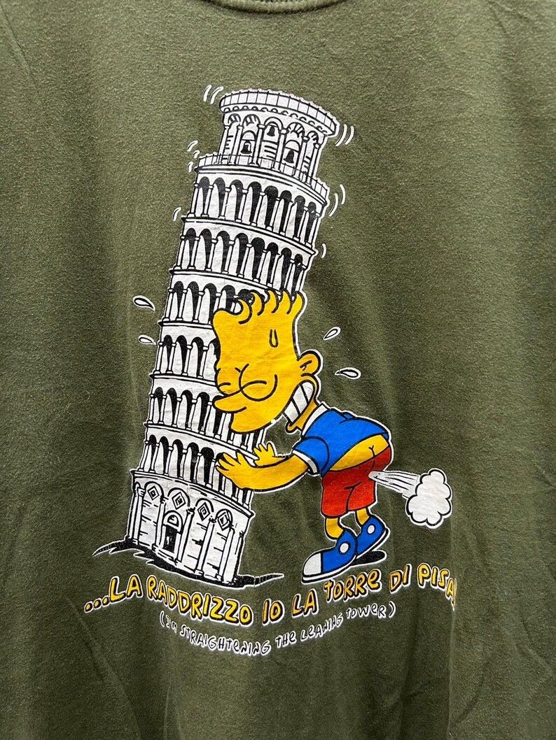 The Simpsons Vintage The Simpsons tshirt size M Size US M / EU 48-50 / 2 - 3 Thumbnail