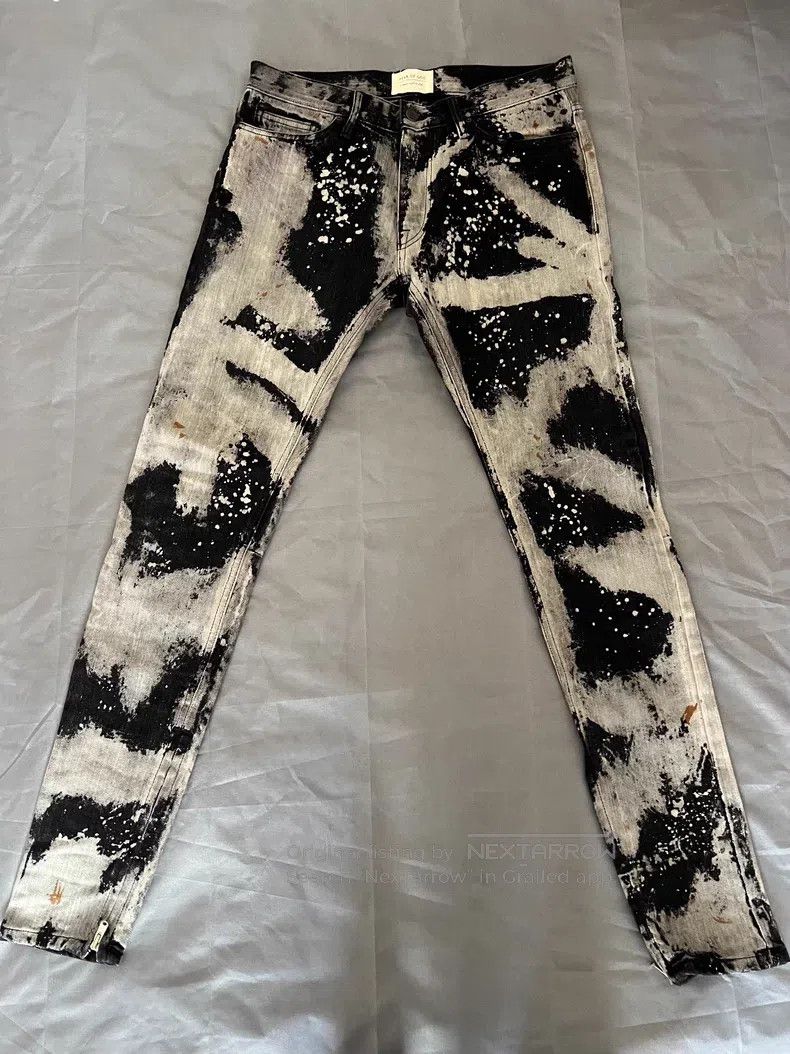 Fear of God Fear of God Limited edition ink-splashed jeans Size US 32 / EU 48 - 1 Thumbnail