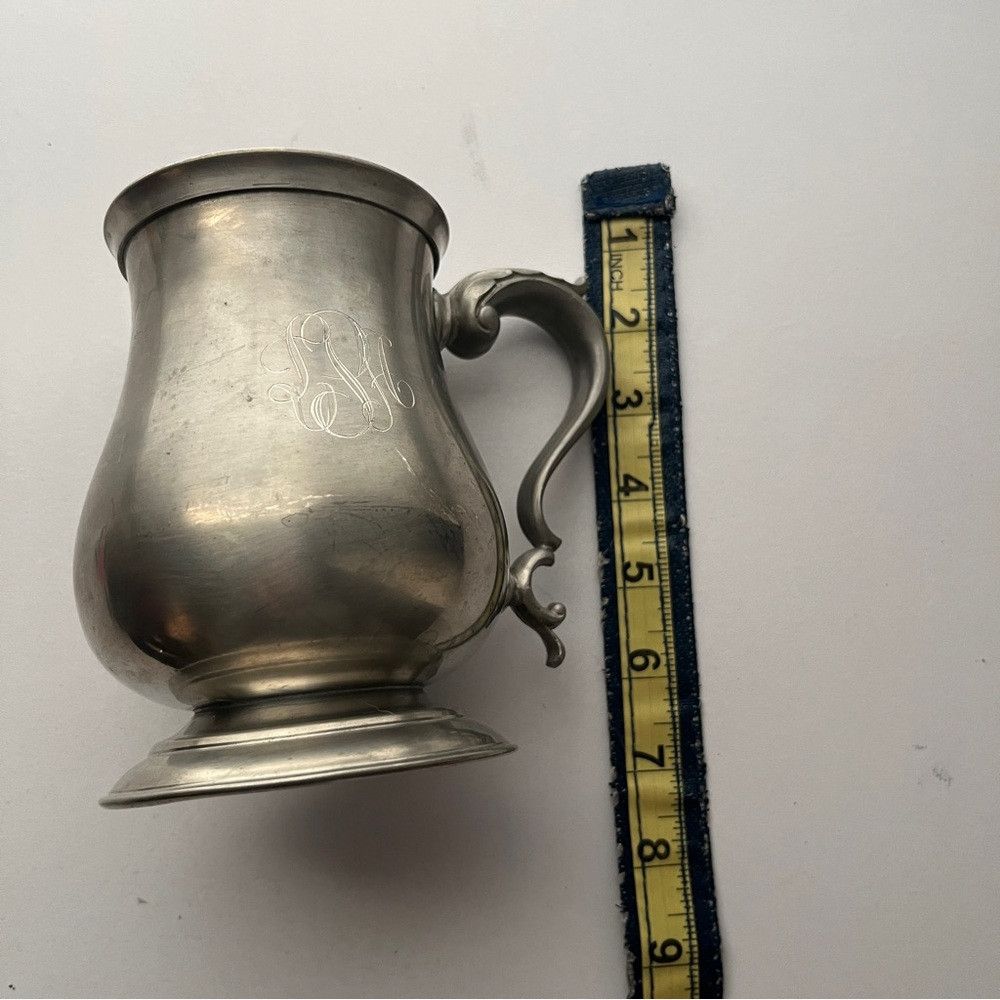 Designer Vintage Stieff Williamsburg Pewter Stein Tankard Mug Size ONE SIZE - 2 Thumbnail
