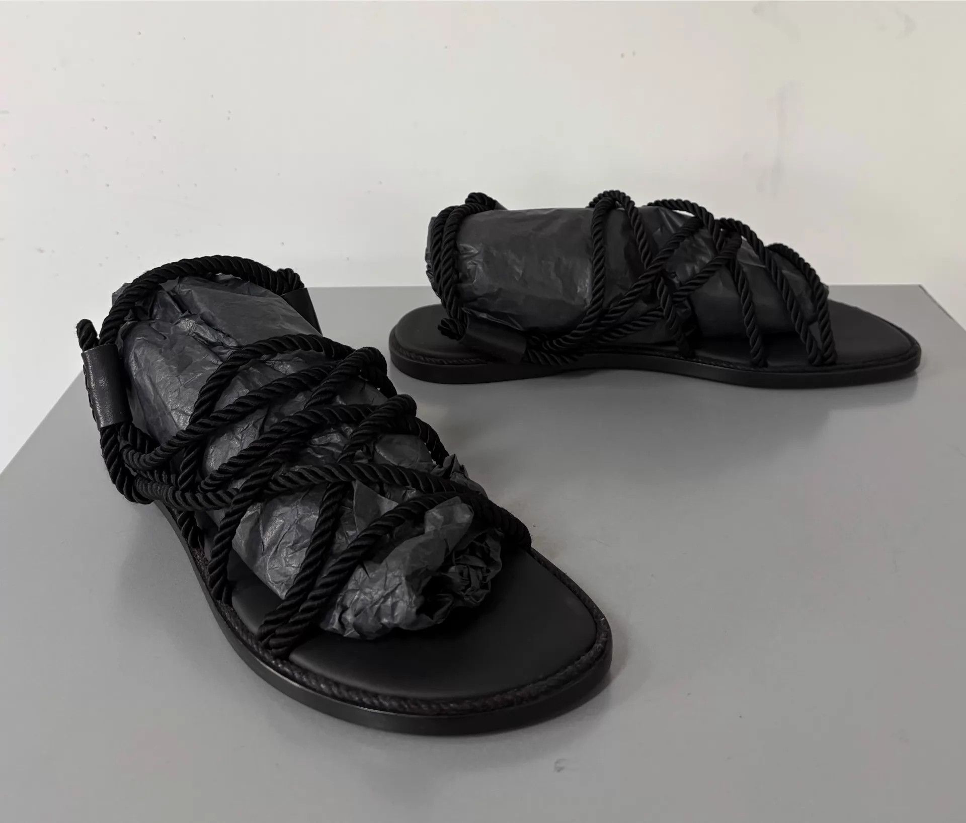 Ann Demeulemeester Ann Demeulemeester 20ss Men's Strappy Sandal 42 NIB Size US 9 / EU 42 - 1 Thumbnail