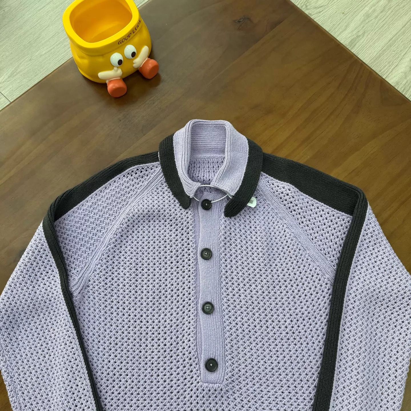 Hermes Hermes Cashmere Open Knit Cardigan Size S Like New Size S / US 4 / IT 40 - 3 Thumbnail