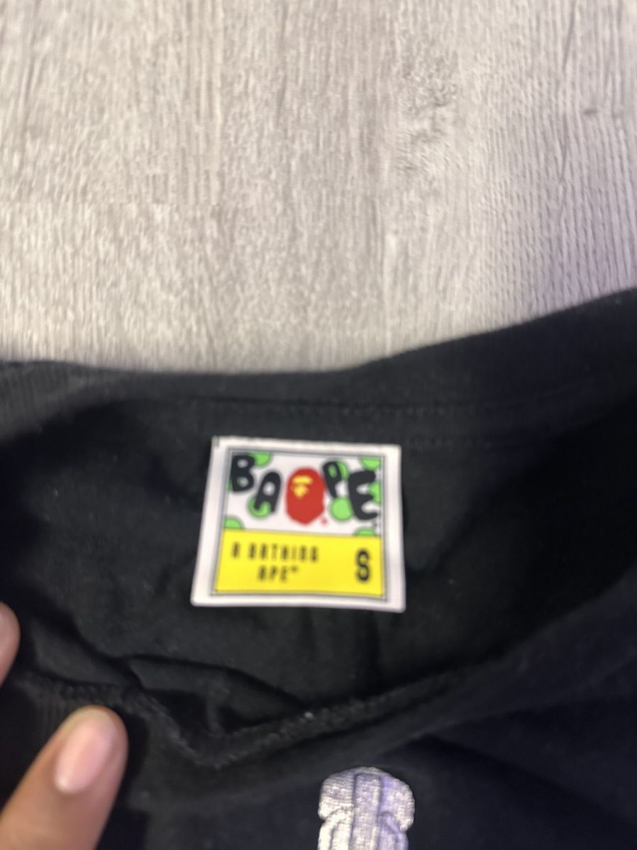 Bape Bape shark tee Size US S / EU 44-46 / 1 - 2 Thumbnail