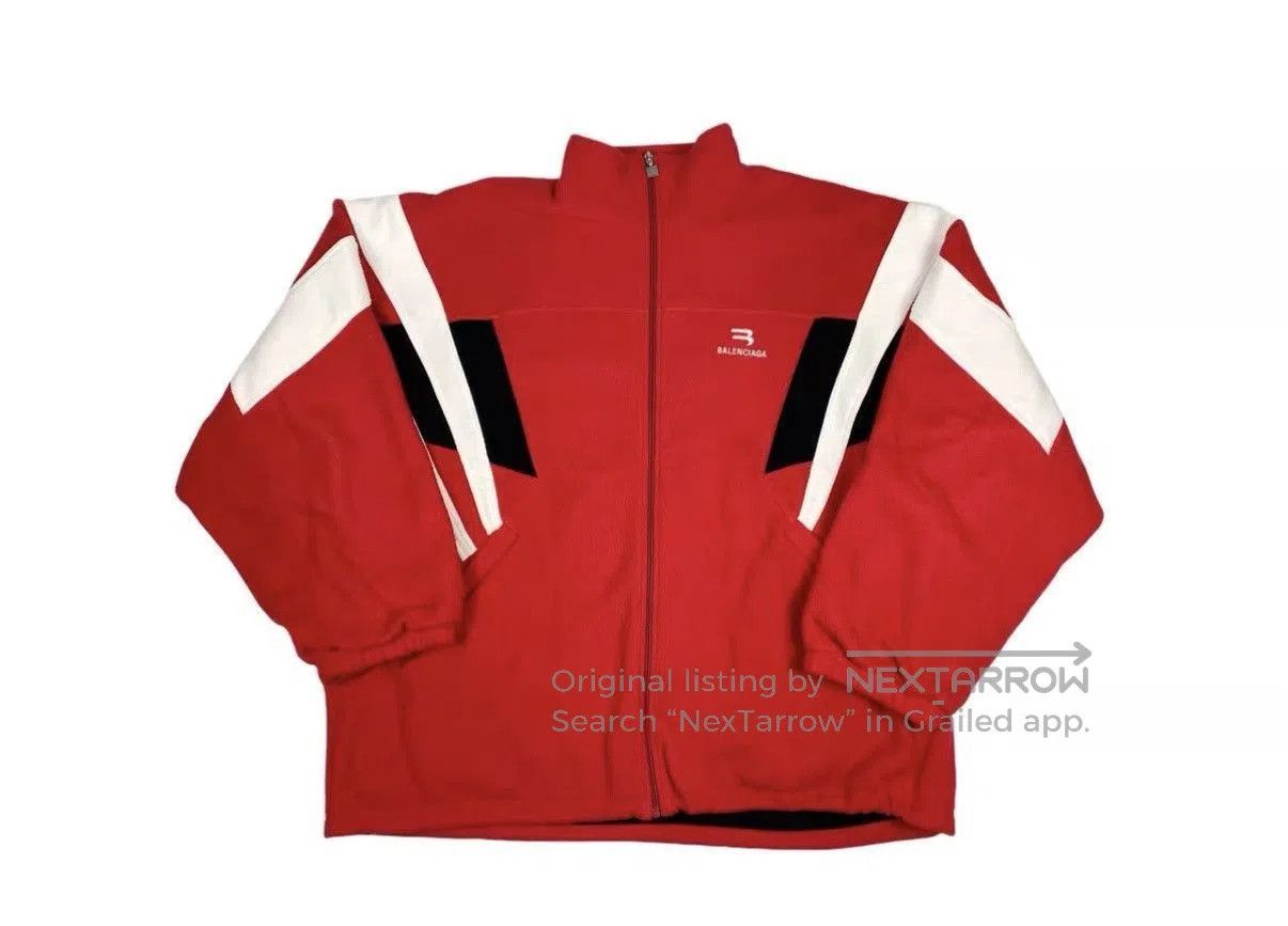 Balenciaga Red Colorblock Zip. Size US M / EU 48-50 / 2 - 1 Thumbnail