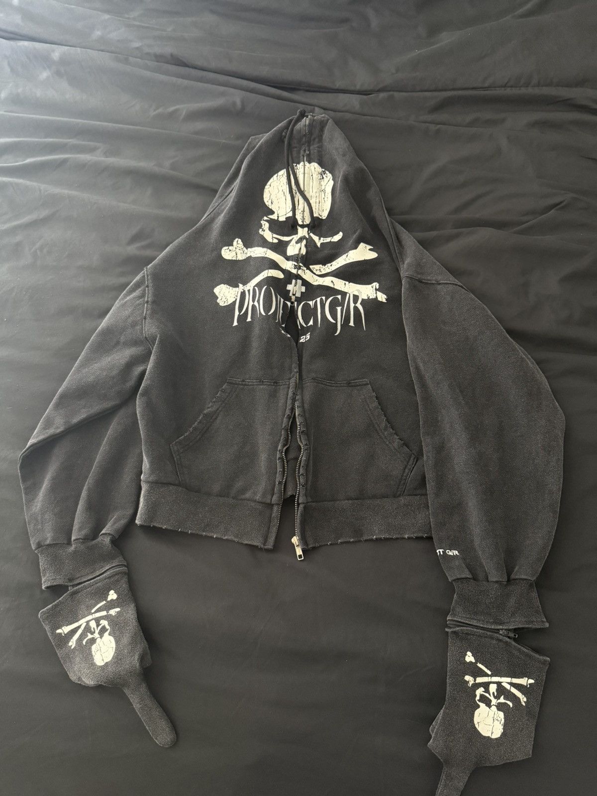 PROJECT G/R Project G/R nine inch nails zygon zip hoodie | Grailed
