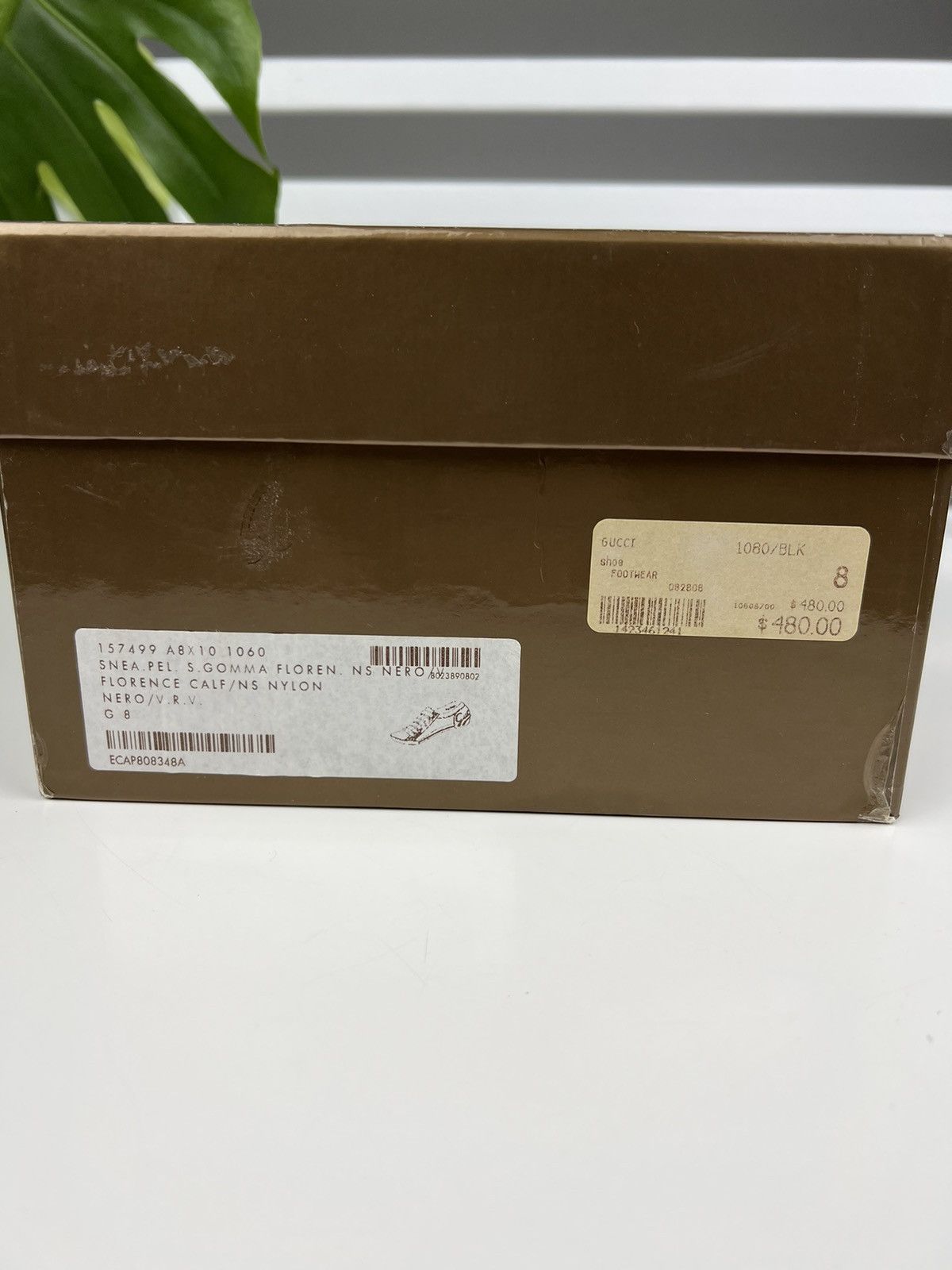 Gucci GUCCI Sneakers Low Top Leather Shoes BOULEVARD Web Stripes Size US 8.5 / EU 41-42 - 13 Thumbnail