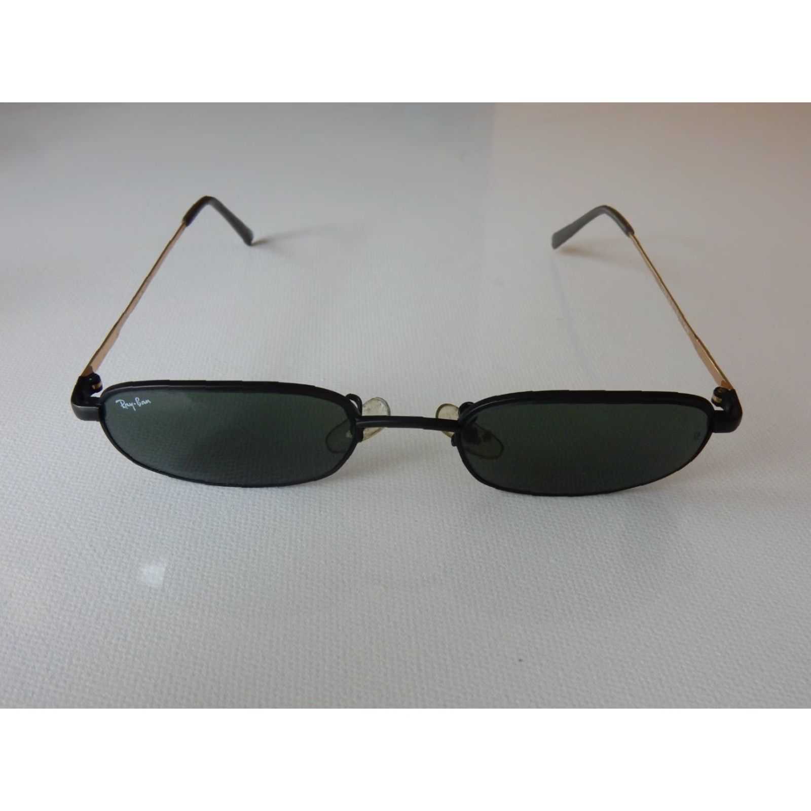 Vintage VTG Ray-Ban Sunglasses Men 50032 Black & Gold B&L San Francisco Collection Sunglasses Bausch & Lomb Size ONE SIZE - 2 Thumbnail