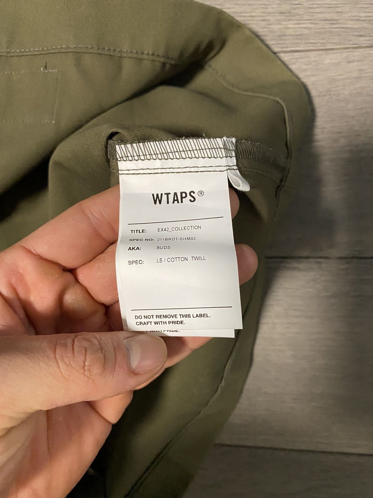 Wtaps Wtaps Buds LS / Cotton twill 2021 size 2 Size US M / EU 48-50 / 2 - 7 Thumbnail