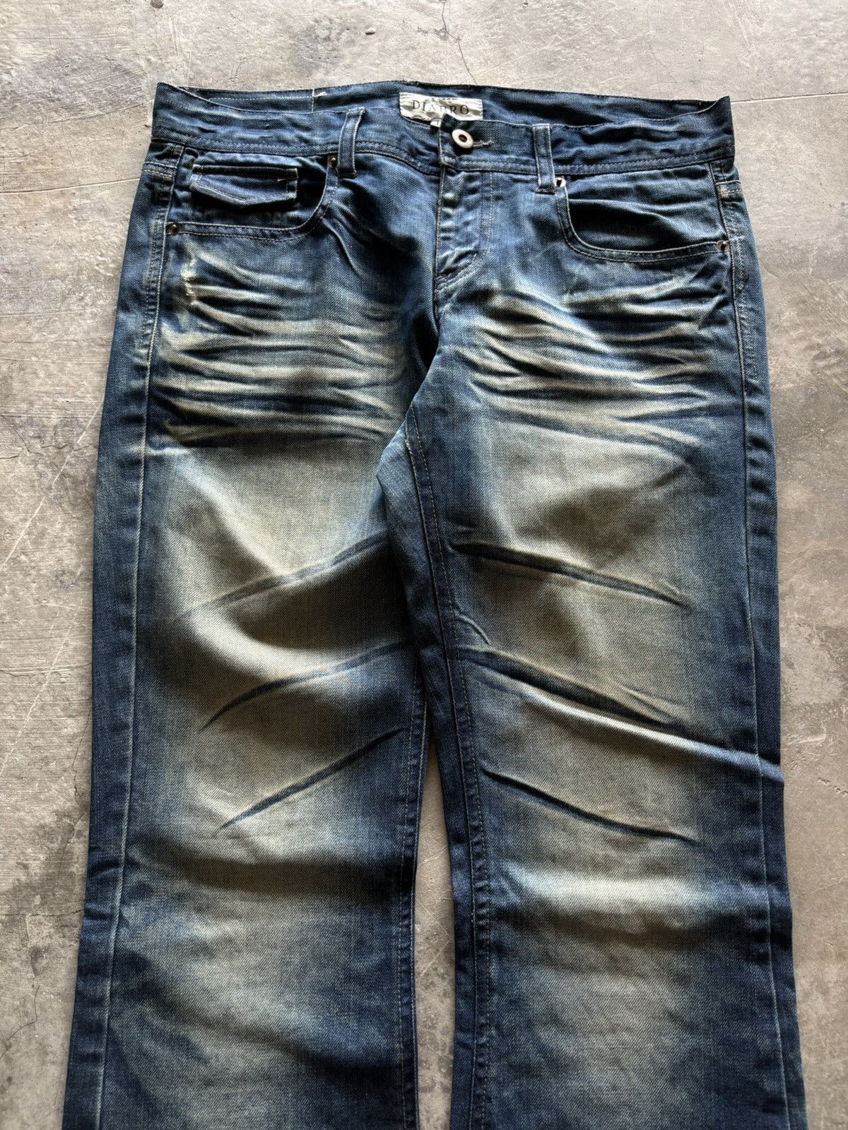 Hysteric Glamour DIABRO flare rusty mudmax mudwash whiskered japanese grunge Size US 32 / EU 48 - 2 Thumbnail