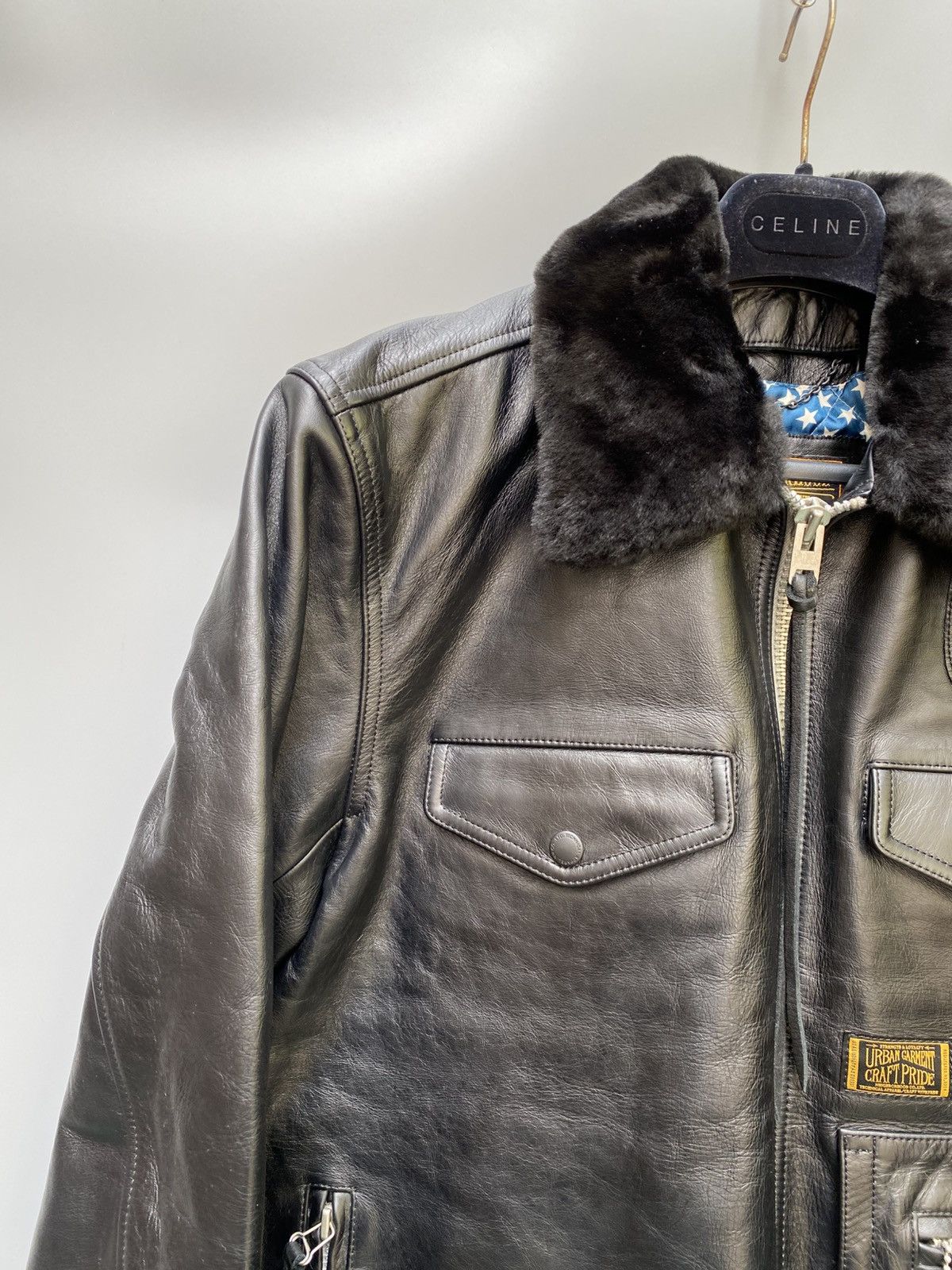 Neighborhood A/W 2010- Neighborhood- Biker Leather Jacket Size US L / EU 52-54 / 3 - 7 Thumbnail
