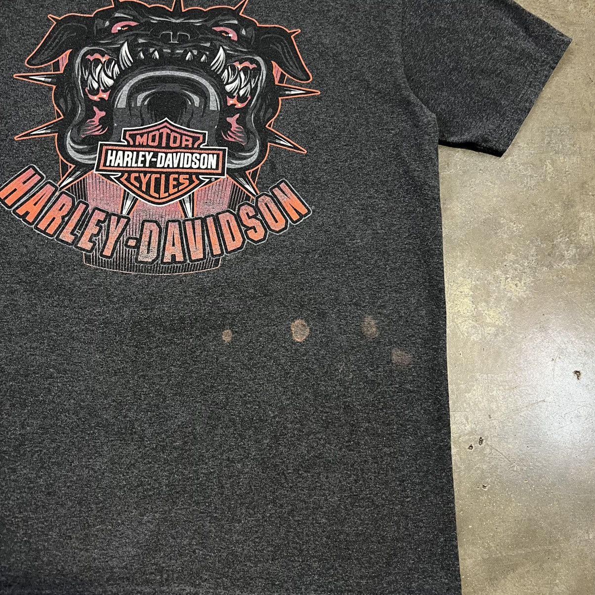 Harley Davidson × Vintage Vintage Harley Davidson Biker Tee Wisconsin Bulldog Faded Size US L / EU 52-54 / 3 - 4 Thumbnail