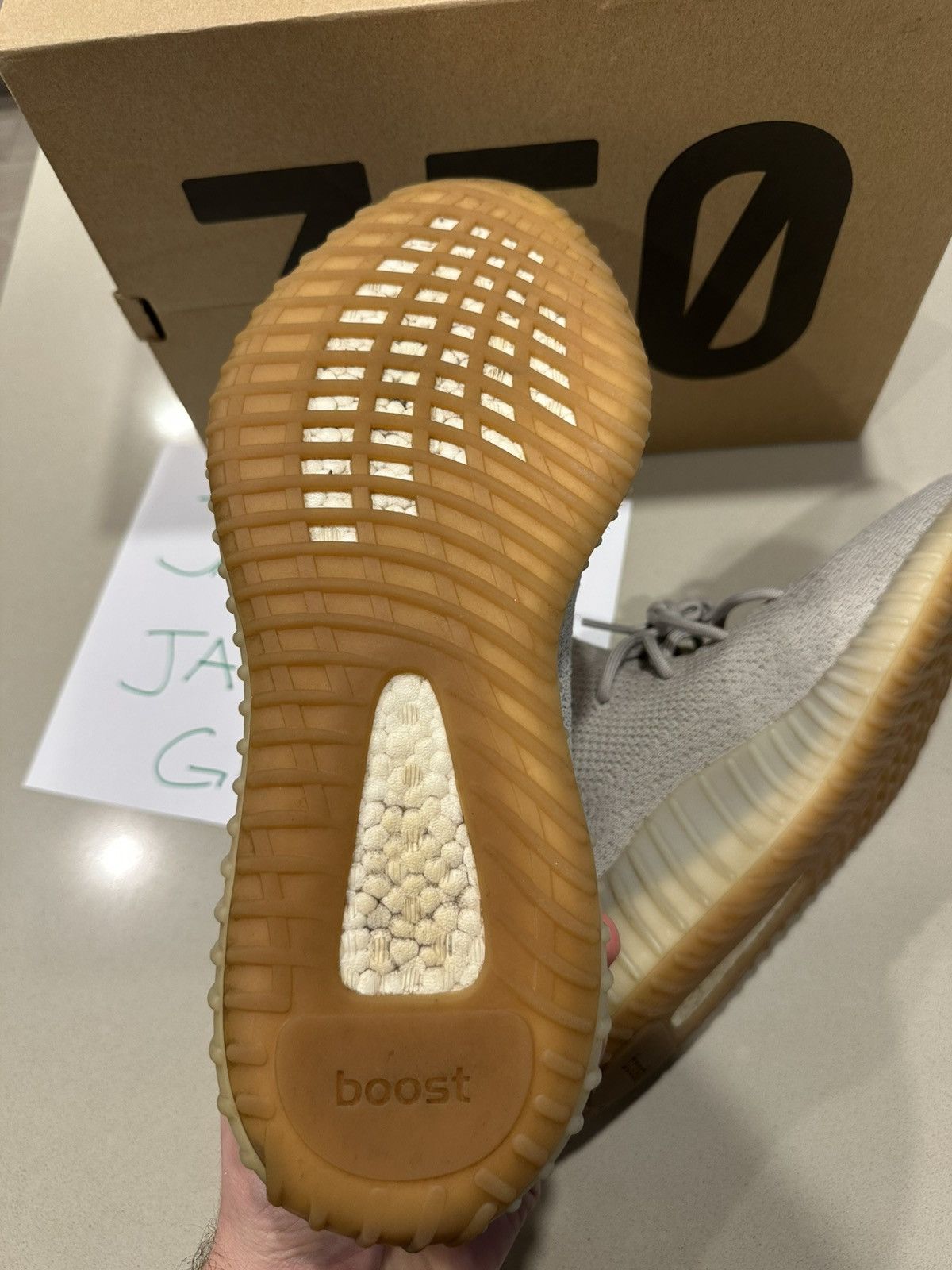 Adidas × Kanye West Adidas Yeezy 350 ‘Sesame’ Size 12 Size US 12 / EU 45 - 7 Thumbnail