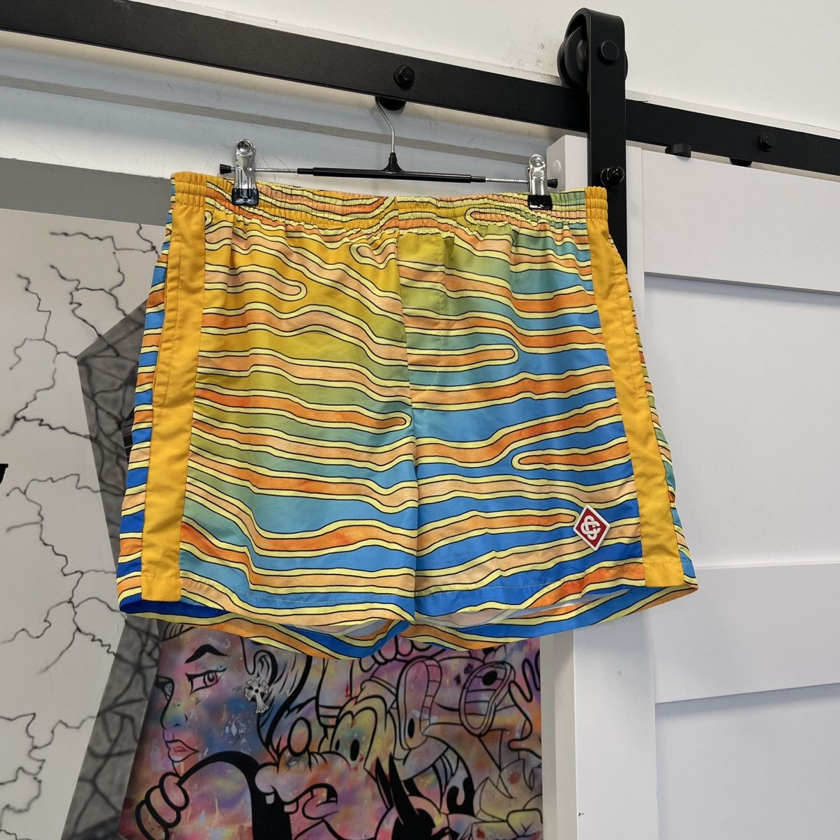 Casablanca Casa Blanca Paris Ange De Jour Printed Swim Trunks Size US 28 / EU 44 - 1 Thumbnail