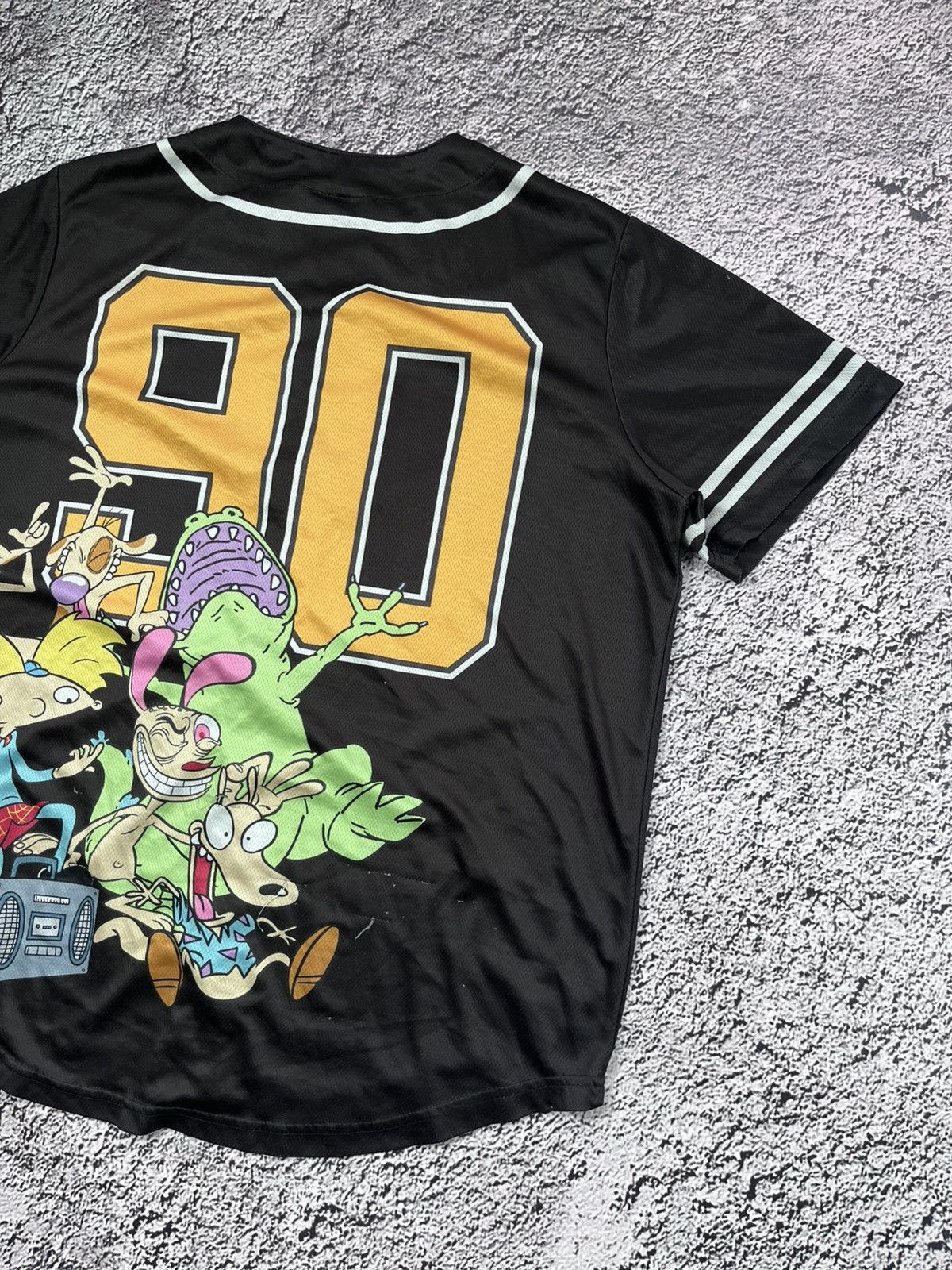 Nickelodeon Vintage Nickelodeon Hey Arnold Baseball Jersey Authentic Tee Size US M / EU 48-50 / 2 - 4 Thumbnail