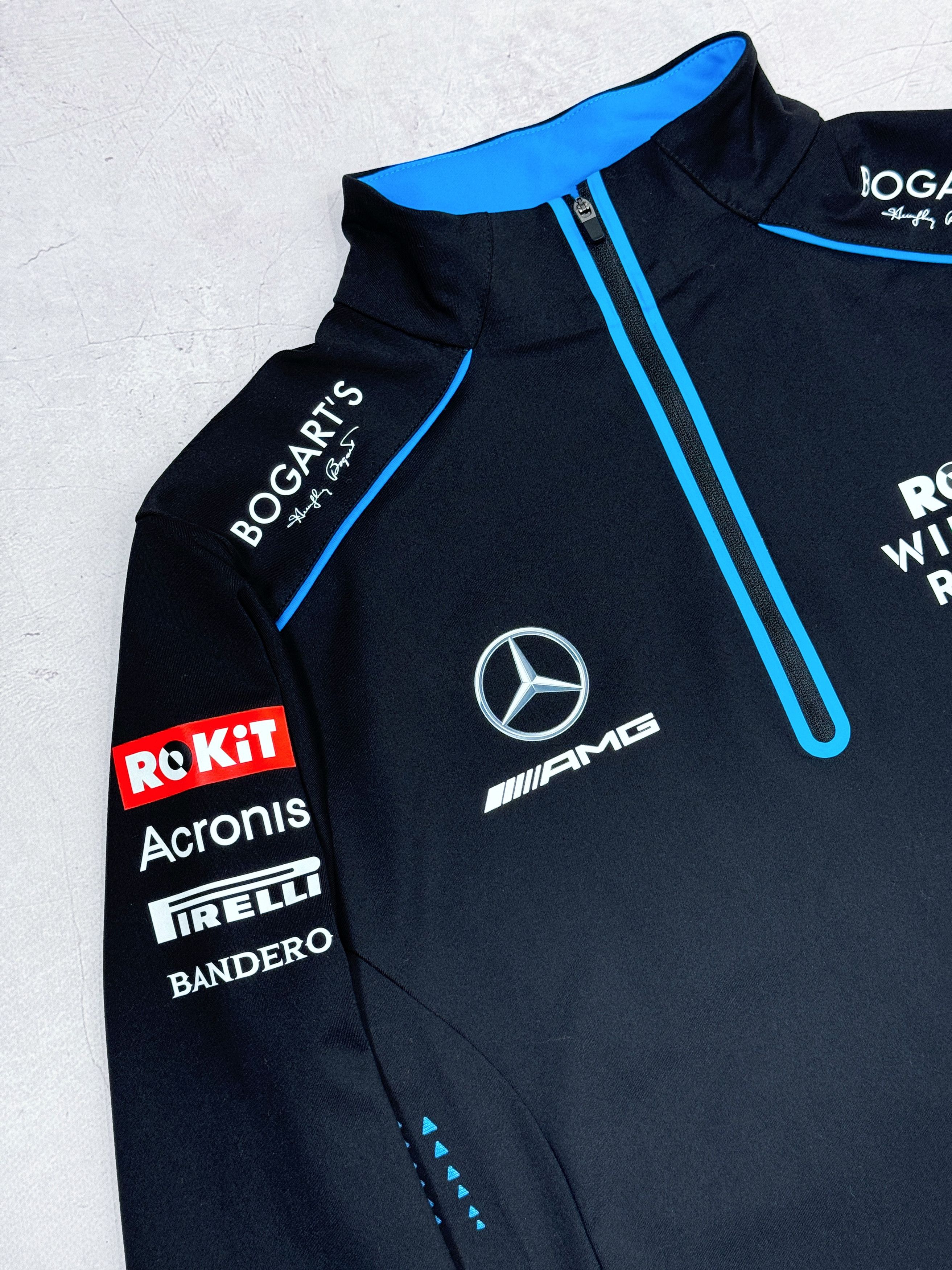 Formula 1 Williams Racing Rokit 1/4 zip Sweatshirt F1 2020 Size US S / EU 44-46 / 1 - 7 Thumbnail