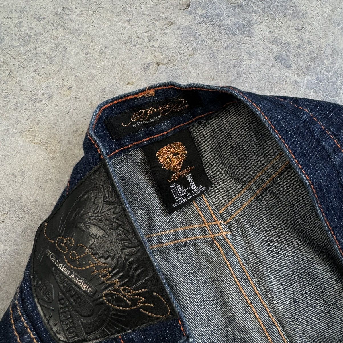 Ed Hardy 2008 💥 ED HARDY EMBROIDERED TIGER AWARE JORTS SHORTS Y2K Size US 40 / EU 56 - 10 Thumbnail