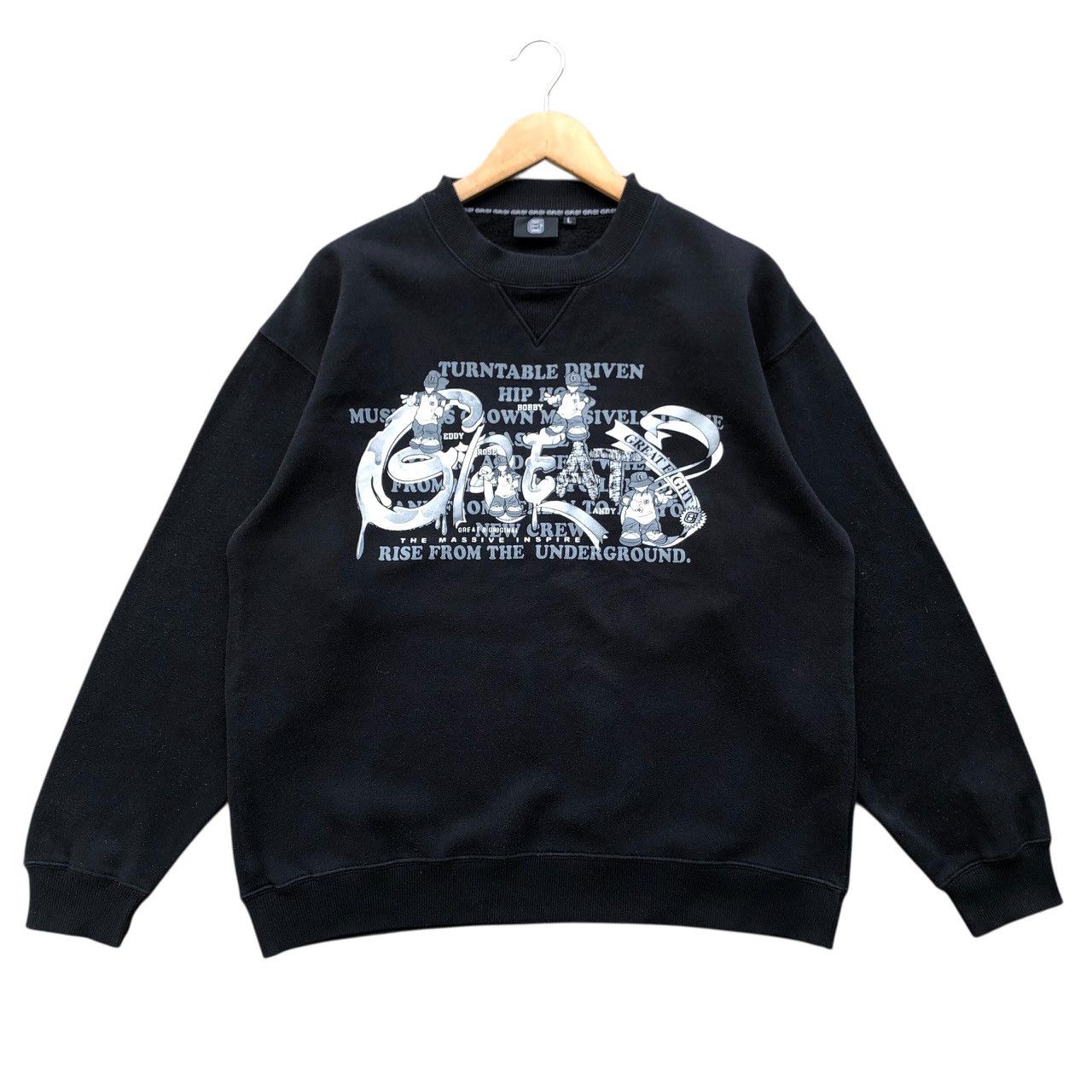Vintage Vintage japanese GREAT EIGHT hiphop streetwear crewneck Size US L / EU 52-54 / 3 - 1 Thumbnail