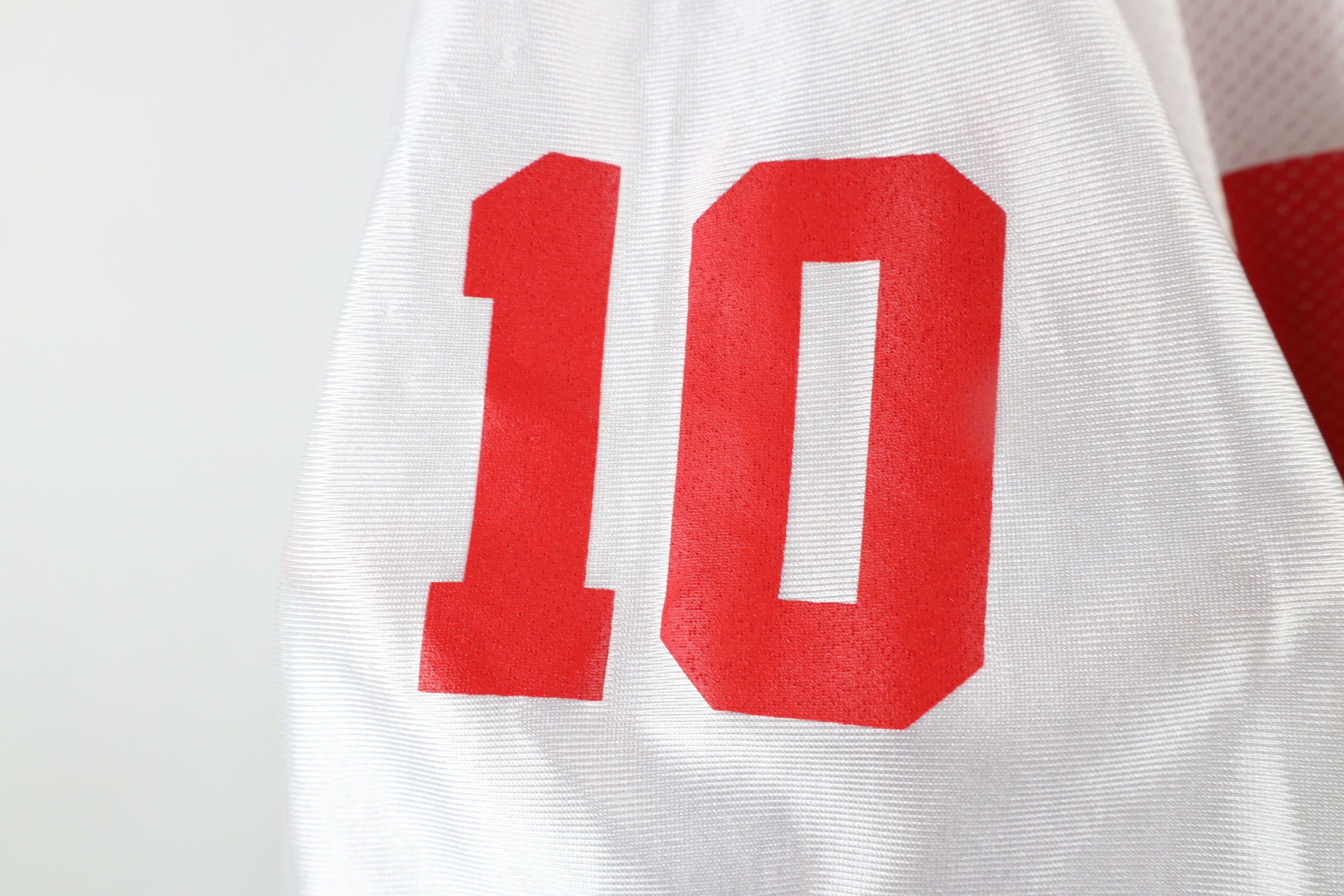 Adidas × Vintage Vintage 90s Adidas University of Nebraska Jersey #10 Size US XXL / EU 58 / 5 - 7 Thumbnail
