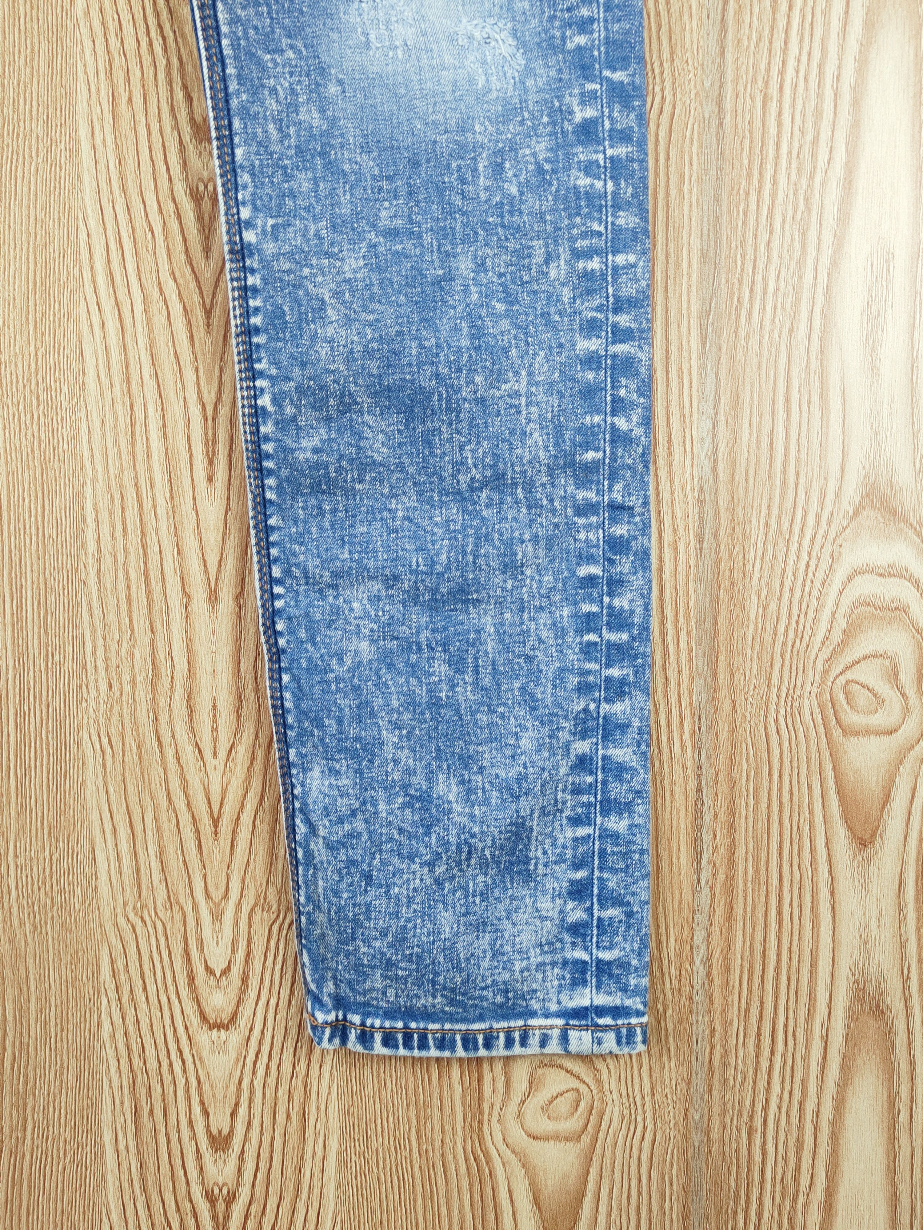 Japanese Brand Avail Blue Distressed Ripped Jeans #W022 Size US 33 - 6 Thumbnail