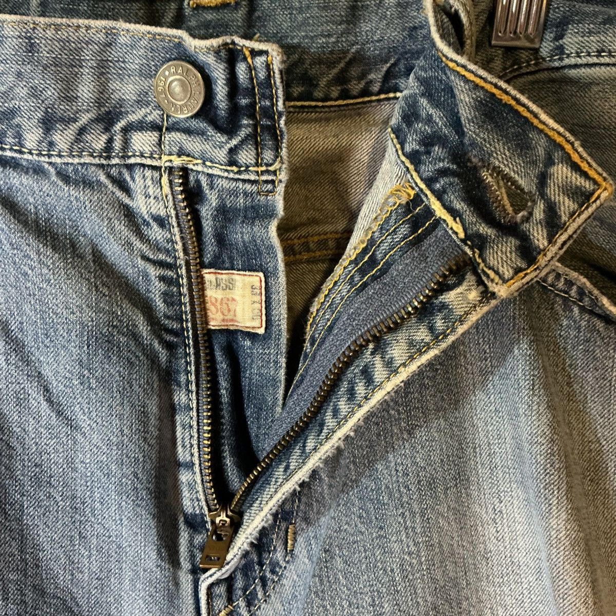 Polo Ralph Lauren Polo Ralph Lauren Jeans 35x30 Classic Straight Light Denim Size US 35 - 4 Thumbnail