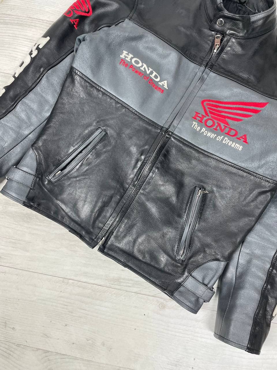 Honda Vintage Honda Racing Leather Motorcycle Jacket Moto Size US XS / EU 42 / 0 - 3 Thumbnail
