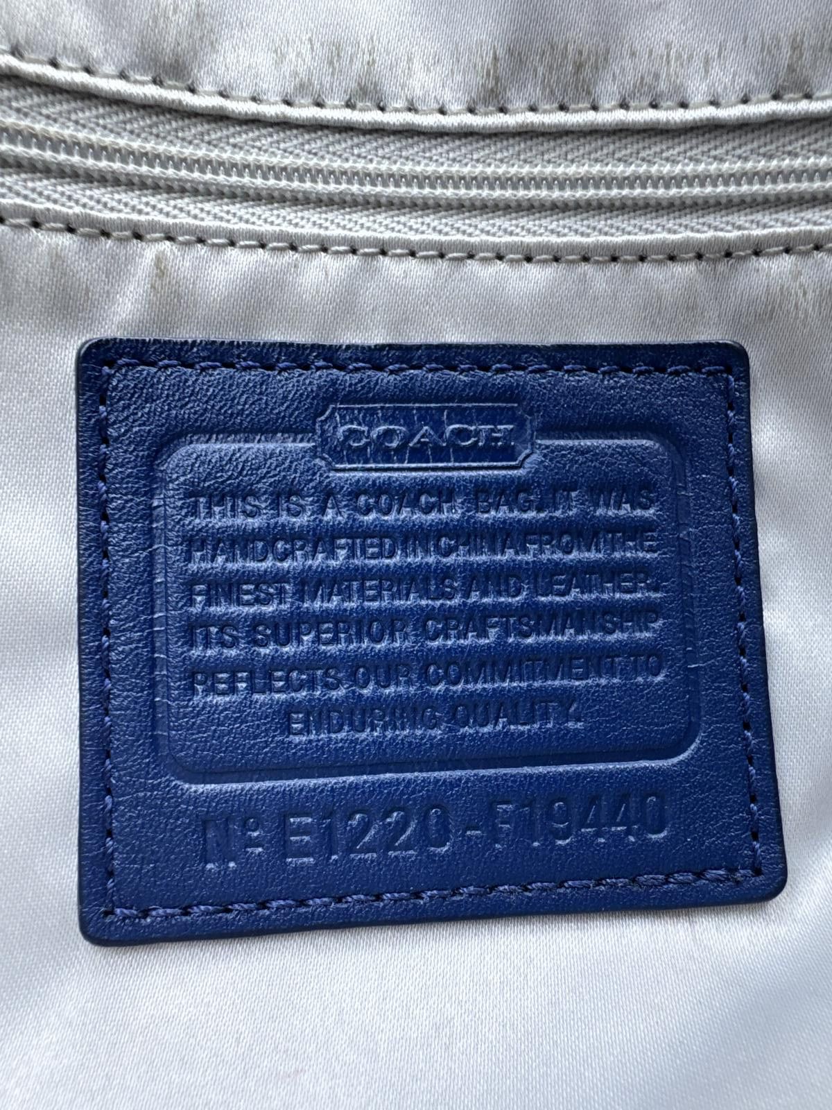 Coach Coach Signature Navy Tote Bag Size ONE SIZE - 5 Thumbnail