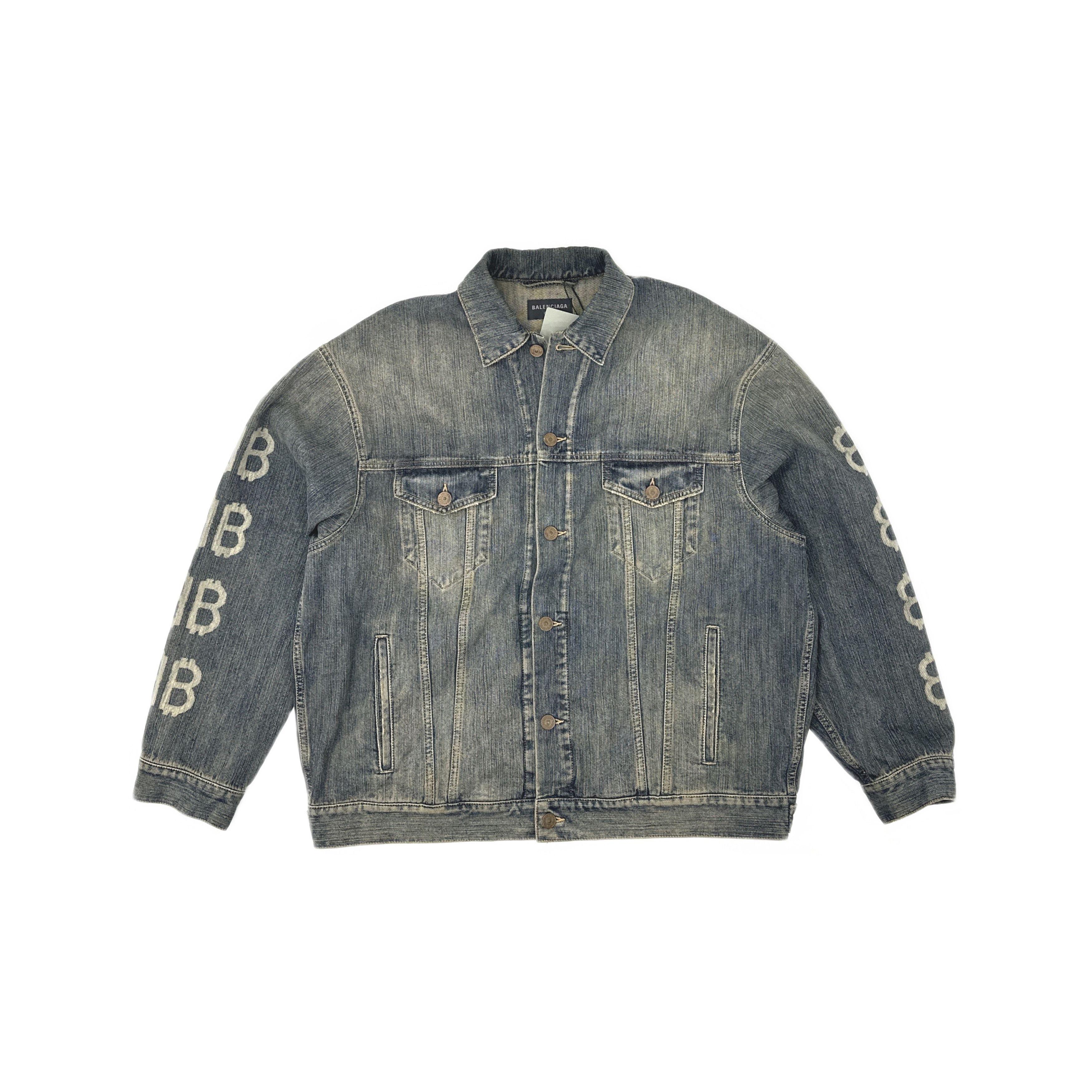 Balenciaga Balenciaga BB Logo Print Denim Jacket Size S Size US S / EU 44-46 / 1 - 1 Thumbnail