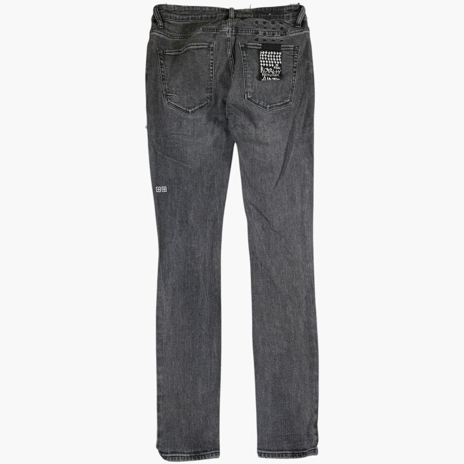 Purple Brand Purple Brand Paint Splatter Black Jeans Size US 31 - 2 Thumbnail